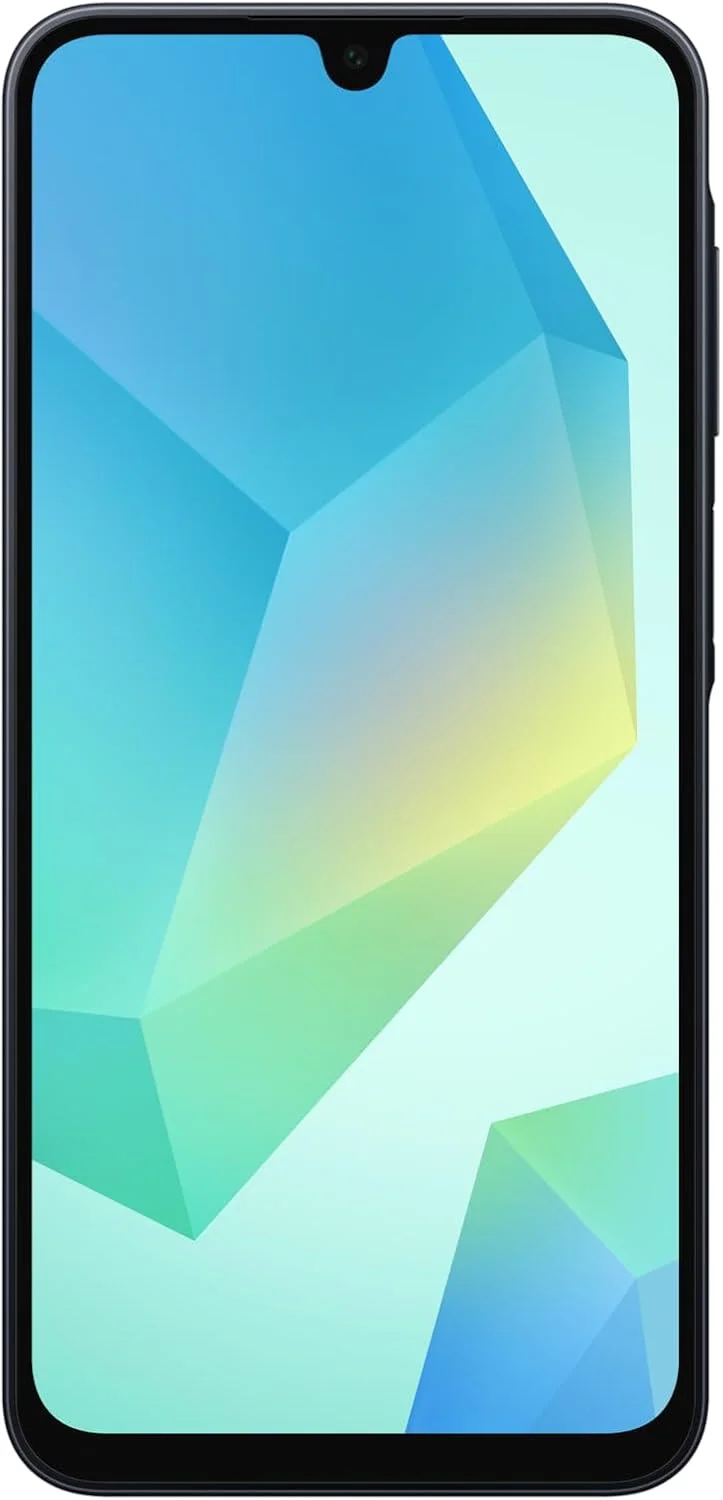 گوشی موبایل سامسونگ گلکسی A16 LTE، گوشی هوشمند اندروید، موبایل دو سیم کارت، 4 گیگابایت رم، 128 گیگابایت حافظه داخلی، مشکی (نسخه امارات)