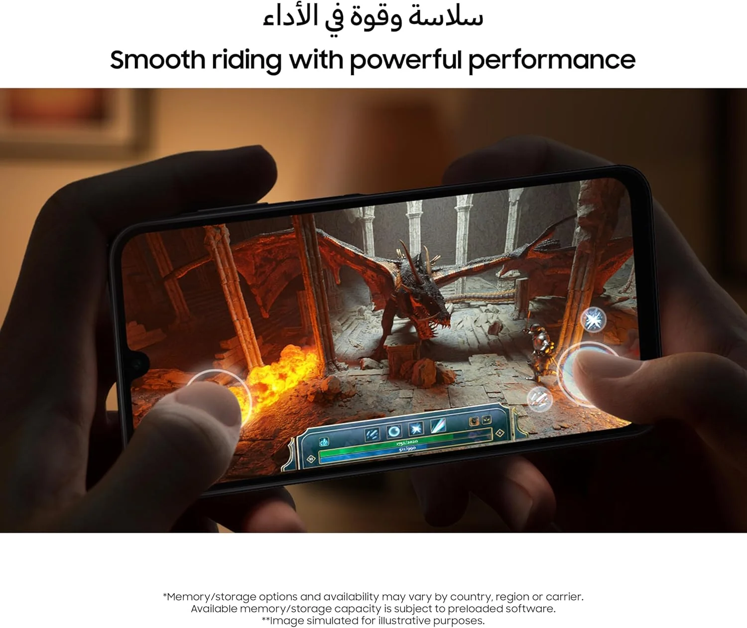 گوشی موبایل سامسونگ گلکسی A16 LTE، گوشی هوشمند اندروید، موبایل دو سیم کارت، 4 گیگابایت رم، 128 گیگابایت حافظه داخلی، مشکی (نسخه امارات)
