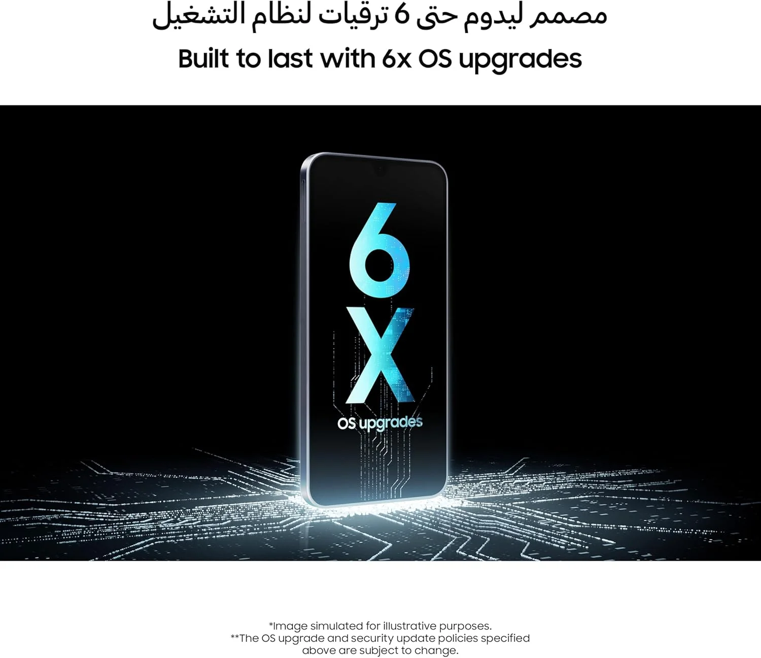 گوشی موبایل سامسونگ گلکسی A16 LTE، گوشی هوشمند اندروید، موبایل دو سیم کارت، 4 گیگابایت رم، 128 گیگابایت حافظه داخلی، مشکی (نسخه امارات)