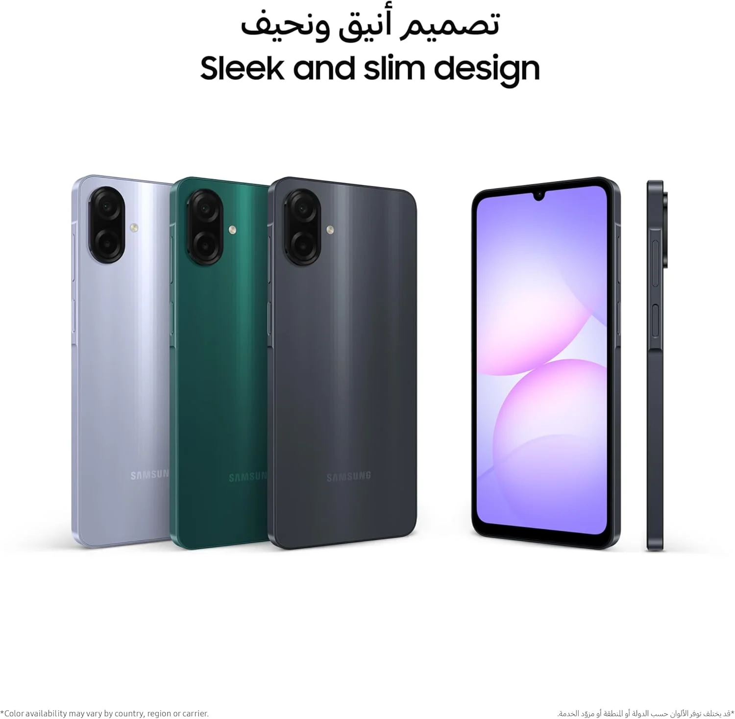 گوشی موبایل سامسونگ گلکسی A07 LTE، اندروید، حافظه 64 گیگابایت، رم 4 گیگابایت، مشکی، 6 آپدیت سیستم عامل، صفحه نمایش بزرگ، پردازنده 6 نانومتری (نسخه امارات)