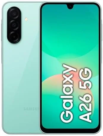 گوشی موبایل سامسونگ A266 GALAXY A26 5G با حافظه 256 گیگابایت - رنگ نعنایی