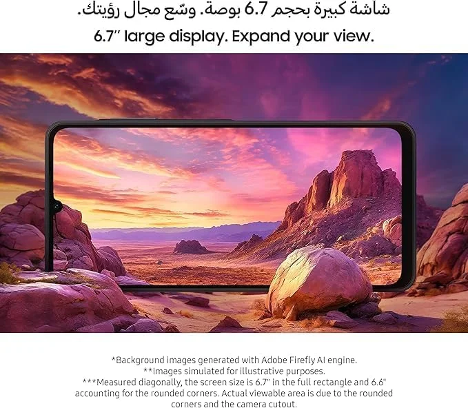 گوشی موبایل سامسونگ Galaxy A06 دو سیم کارت مشکی 4 گیگابایت رم 128 گیگابایت - نسخه خاورمیانه