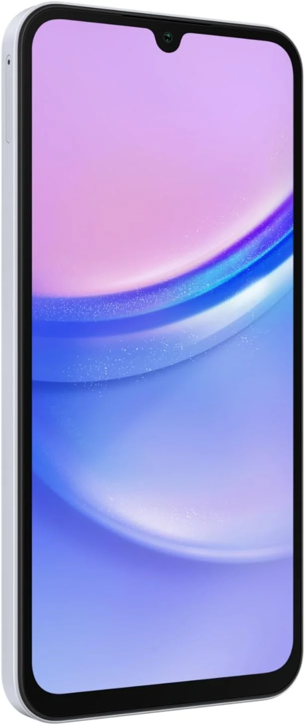 گوشی موبایل سامسونگ گلکسی A15 LTE، گوشی هوشمند اندروید، موبایل دو سیم کارت، 6 گیگابایت رم، 128 گیگابایت حافظه داخلی، آبی روشن (نسخه امارات)