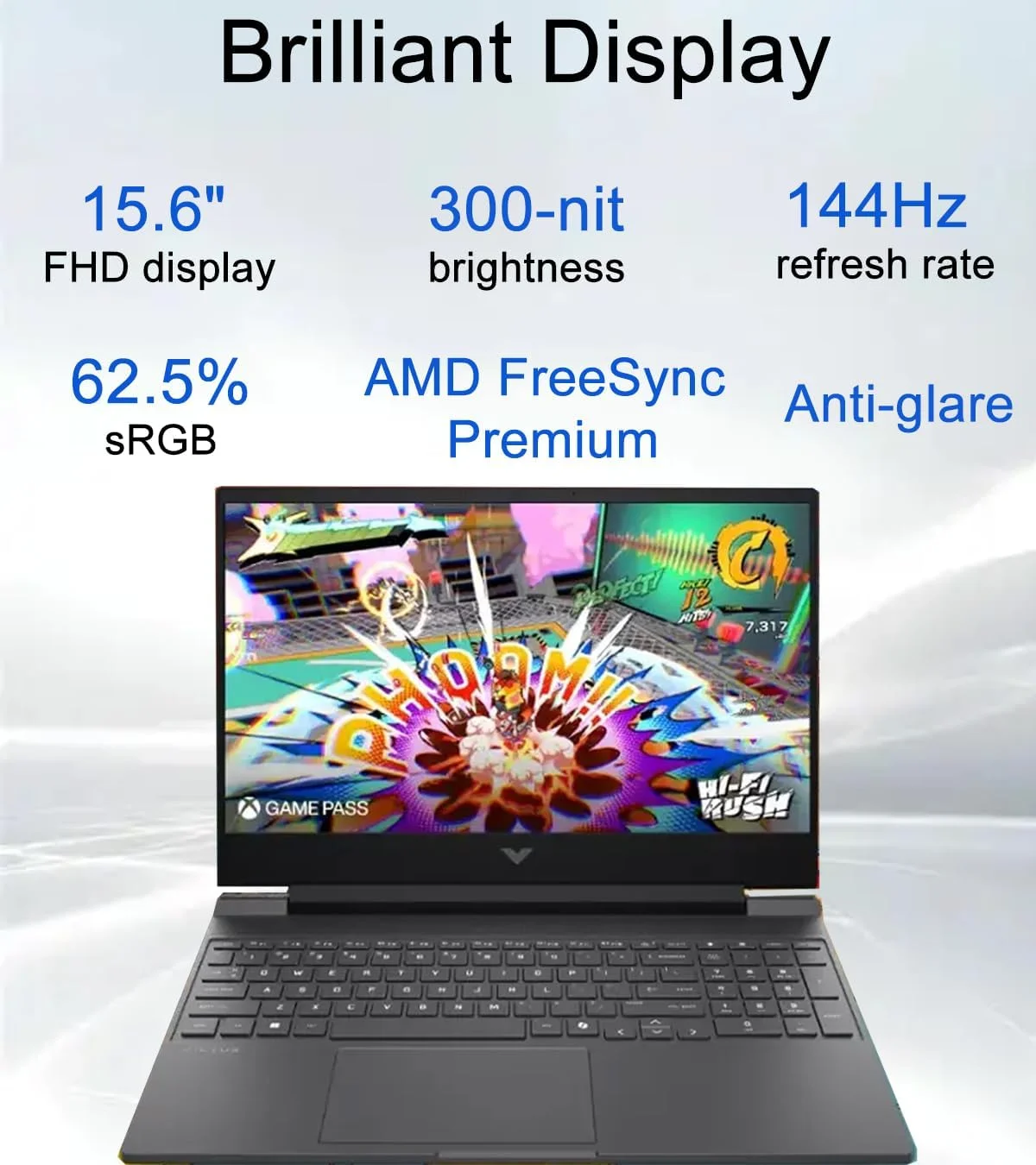 لپ تاپ گیمینگ HP Victus 15 (صفحه نمایش 15.6 اینچی FHD 144Hz، کارت گرافیک NVIDIA RTX 4050 6GB، پردازنده AMD Ryzen 7 7445HS، رم 16GB DDR5، حافظه SSD 512GB، 6 هسته ای (بهتر از Intel i7-13700H)، کیبورد با نور پس زمینه، اترنت، وب کم، Wi-Fi 6، ویندوز 11 هوم، نقره ای) لپ تاپ گیمینگ HP Victus 15 (صفحه نمایش 15.6 اینچی FHD 144Hz، کارت گرافیک NVIDIA RTX 4050 6GB، پردازنده AMD Ryzen 7 7445HS، رم 16GB DDR5، حافظه SSD 512GB، 6 هسته ای (بهتر از Intel i7-13700H)، کیبورد با نور پس زمینه، اترنت، وب کم، Wi-Fi 6، ویندوز 11 هوم، نقره ای)