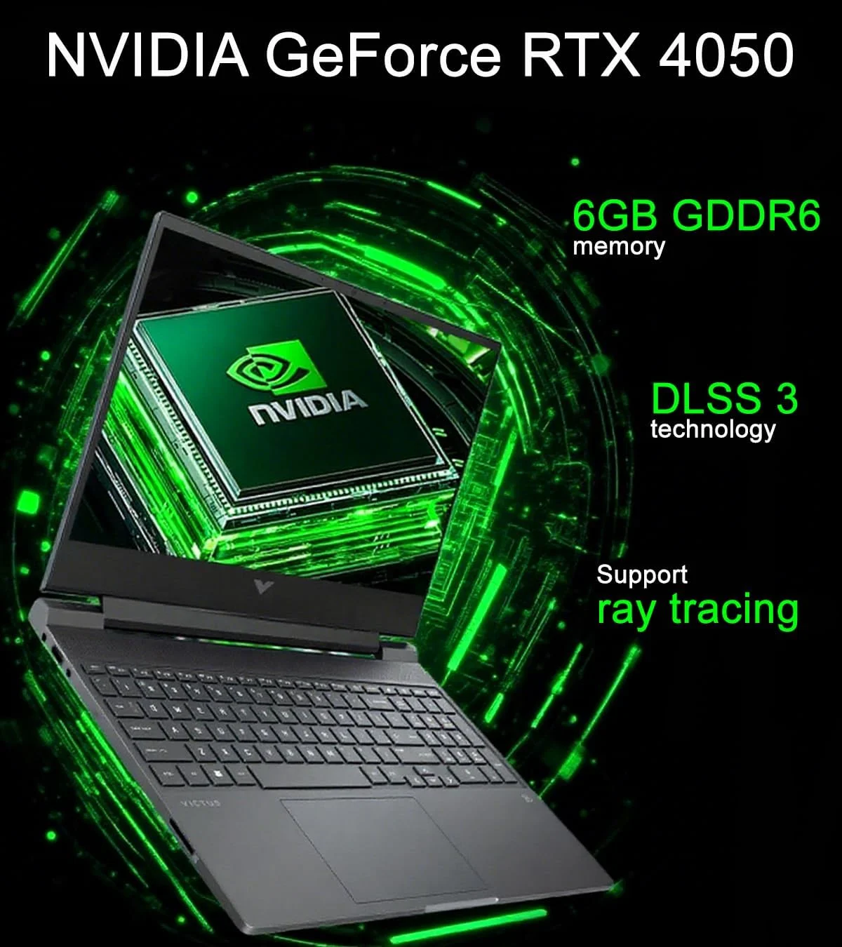لپ تاپ گیمینگ HP Victus 15 (صفحه نمایش 15.6 اینچی FHD 144Hz، کارت گرافیک NVIDIA RTX 4050 6GB، پردازنده AMD Ryzen 7 7445HS، رم 16GB DDR5، حافظه SSD 512GB، 6 هسته ای (بهتر از Intel i7-13700H)، کیبورد با نور پس زمینه، اترنت، وب کم، Wi-Fi 6، ویندوز 11 هوم، نقره ای) لپ تاپ گیمینگ HP Victus 15 (صفحه نمایش 15.6 اینچی FHD 144Hz، کارت گرافیک NVIDIA RTX 4050 6GB، پردازنده AMD Ryzen 7 7445HS، رم 16GB DDR5، حافظه SSD 512GB، 6 هسته ای (بهتر از Intel i7-13700H)، کیبورد با نور پس زمینه، اترنت، وب کم، Wi-Fi 6، ویندوز 11 هوم، نقره ای)
