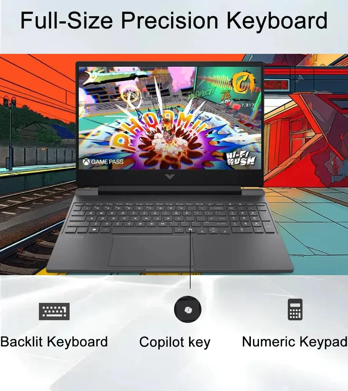 لپ تاپ گیمینگ HP Victus 15 (صفحه نمایش 15.6 اینچی FHD 144Hz، کارت گرافیک NVIDIA RTX 4050 6GB، پردازنده AMD Ryzen 7 7445HS، رم 16GB DDR5، حافظه SSD 512GB، 6 هسته ای (بهتر از Intel i7-13700H)، کیبورد با نور پس زمینه، اترنت، وب کم، Wi-Fi 6، ویندوز 11 هوم، نقره ای) لپ تاپ گیمینگ HP Victus 15 (صفحه نمایش 15.6 اینچی FHD 144Hz، کارت گرافیک NVIDIA RTX 4050 6GB، پردازنده AMD Ryzen 7 7445HS، رم 16GB DDR5، حافظه SSD 512GB، 6 هسته ای (بهتر از Intel i7-13700H)، کیبورد با نور پس زمینه، اترنت، وب کم، Wi-Fi 6، ویندوز 11 هوم، نقره ای)