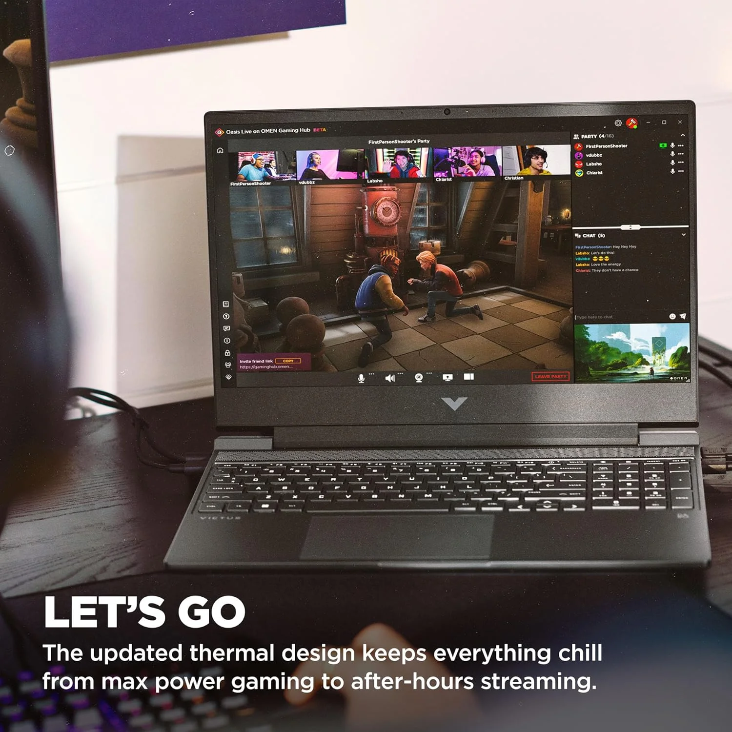 لپ تاپ 15.6 اینچی HP Victus، صفحه نمایش FHD 144 هرتز، پردازنده Intel Core i5-12450H، رم 8 گیگابایتی، SSD 512 گیگابایتی، کارت گرافیک NVIDIA GeForce RTX 2050 (4 گیگابایت اختصاصی)، ویندوز 11 هوم، 15-fa1029nr (2024) لپ تاپ 15.6 اینچی HP Victus، صفحه نمایش FHD 144 هرتز، پردازنده Intel Core i5-12450H، رم 8 گیگابایتی، SSD 512 گیگابایتی، کارت گرافیک NVIDIA GeForce RTX 2050 (4 گیگابایت اختصاصی)، ویندوز 11 هوم، 15-fa1029nr (2024)