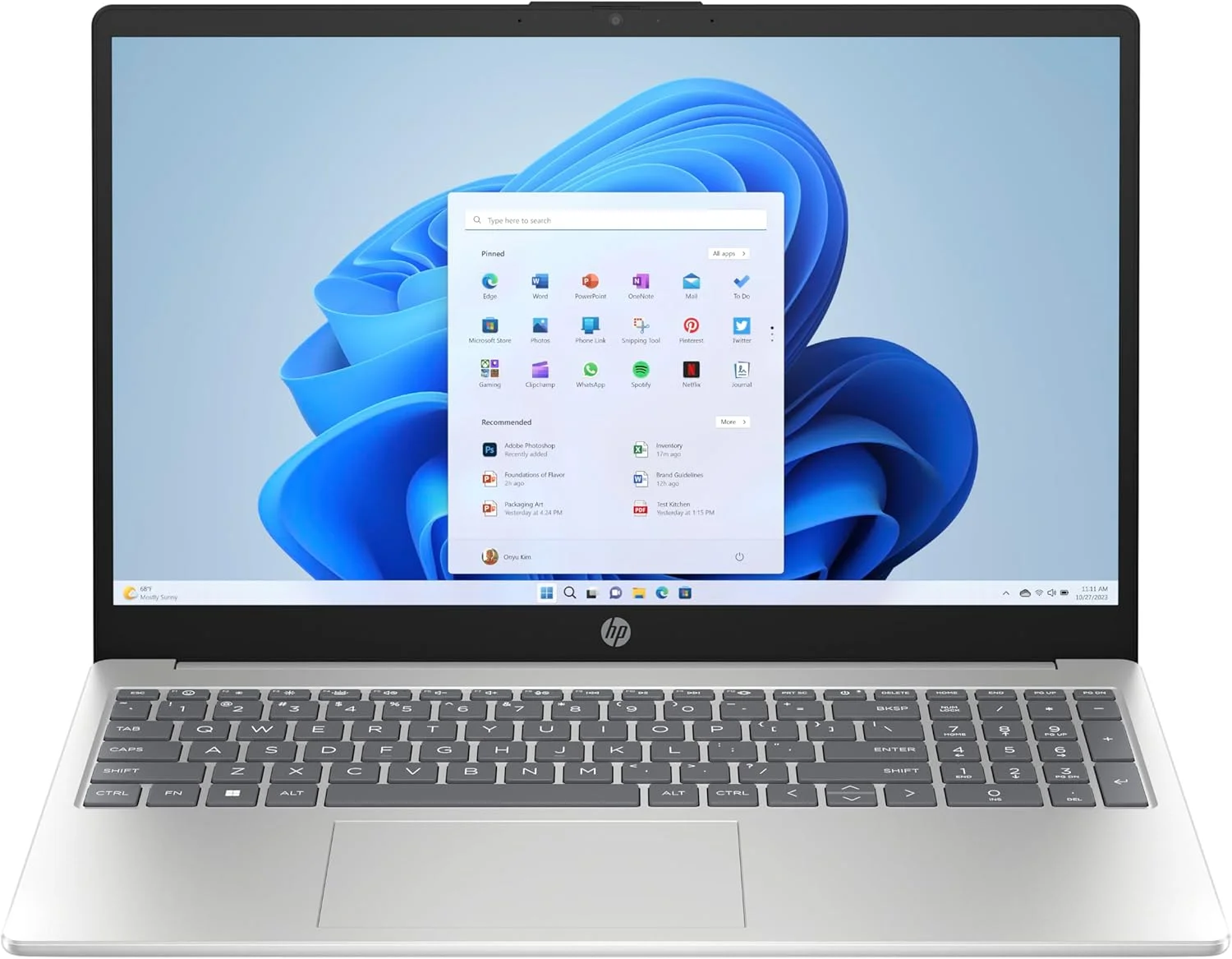 لپ تاپ HP 15-fd0050ne، صفحه نمایش 15.6 اینچی FHD، پردازنده نسل سیزدهم Intel® Core™ i5، رم 8 گیگابایتی، حافظه SSD 512 گیگابایتی، کارت گرافیک 2 گیگابایتی NVIDIA® GeForce® MX570، ویندوز 11 هوم، صفحه کلید انگلیسی-عربی، نقره ای طبیعی - [9P2X1EA]