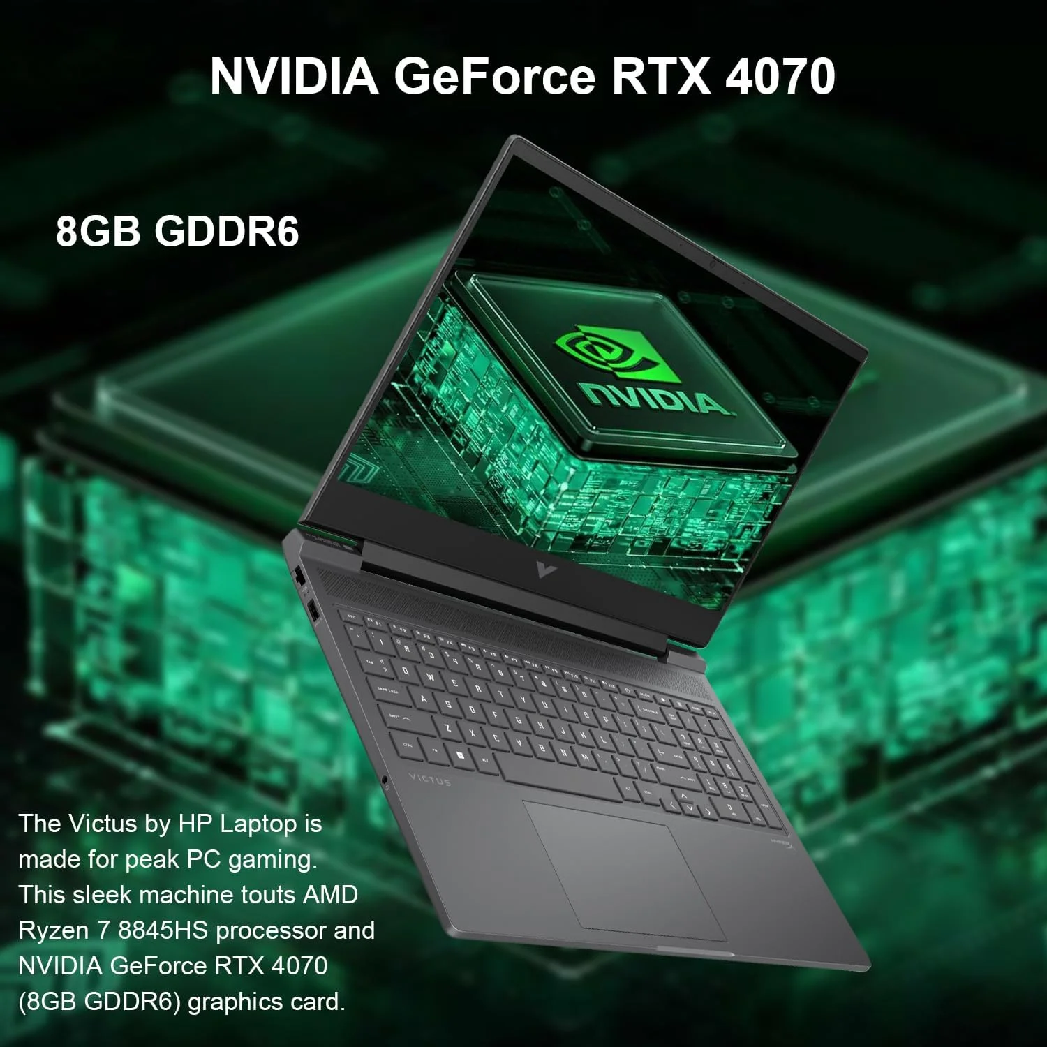 جدیدترین لپ تاپ گیمینگ ممتاز HP Victus 16.1 Ryzen 7 RTX 4070، صفحه نمایش 16.1 اینچی FHD 144Hz، پردازنده AMD Ryzen 7 8845HS (بهتر از i7-1355U)، کارت گرافیک NVIDIA GeForce RTX 4070، رم 64 گیگابایتی DDR5، حافظه SSD 2 ترابایتی، HDMI، Wi-Fi 6، ویندوز 11 جدیدترین لپ تاپ گیمینگ ممتاز HP Victus 16.1 Ryzen 7 RTX 4070، صفحه نمایش 16.1 اینچی FHD 144Hz، پردازنده AMD Ryzen 7 8845HS (بهتر از i7-1355U)، کارت گرافیک NVIDIA GeForce RTX 4070، رم 64 گیگابایتی DDR5، حافظه SSD 2 ترابایتی، HDMI، Wi-Fi 6، ویندوز 11