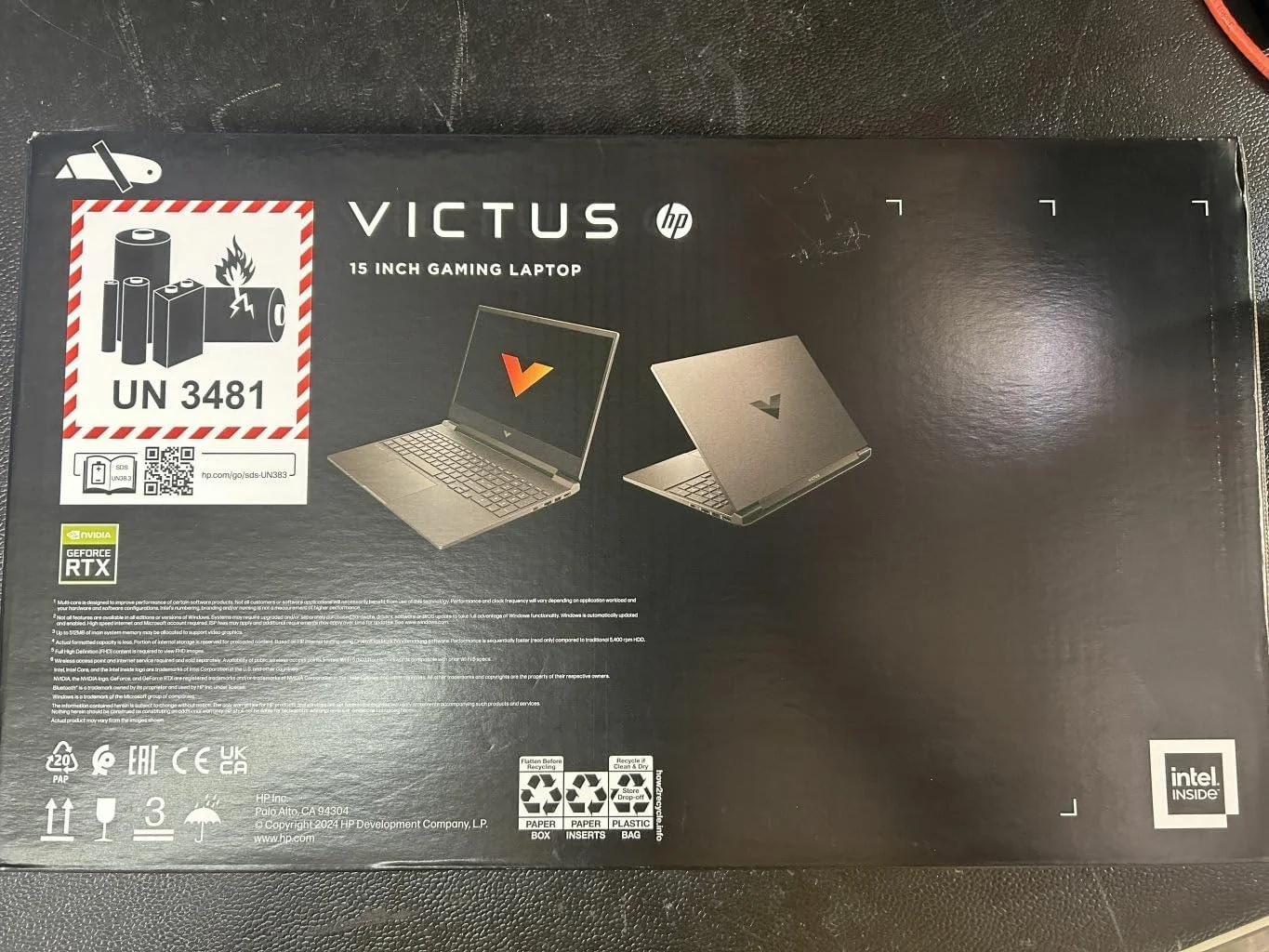 لپ تاپ گیمینگ HP Victus، 15.6 اینچ 144 هرتز FHD، پردازنده 8 هسته ای i5-13420H، کارت گرافیک NVIDIA RTX 4050 6GB، رم 32 گیگابایت، SSD 2 ترابایت، کیبورد با نور پس زمینه، WiFi 6، وب کم، صفحه کلید اعداد، USB-C، کابل HDMI PDG، نسخه آمریکایی کیبورد، ویندوز 11 پرو (ارتقا یافته) لپ تاپ گیمینگ HP Victus، 15.6 اینچ 144 هرتز FHD، پردازنده 8 هسته ای i5-13420H، کارت گرافیک NVIDIA RTX 4050 6GB، رم 32 گیگابایت، SSD 2 ترابایت، کیبورد با نور پس زمینه، WiFi 6، وب کم، صفحه کلید اعداد، USB-C، کابل HDMI PDG، نسخه آمریکایی کیبورد، ویندوز 11 پرو (ارتقا یافته)