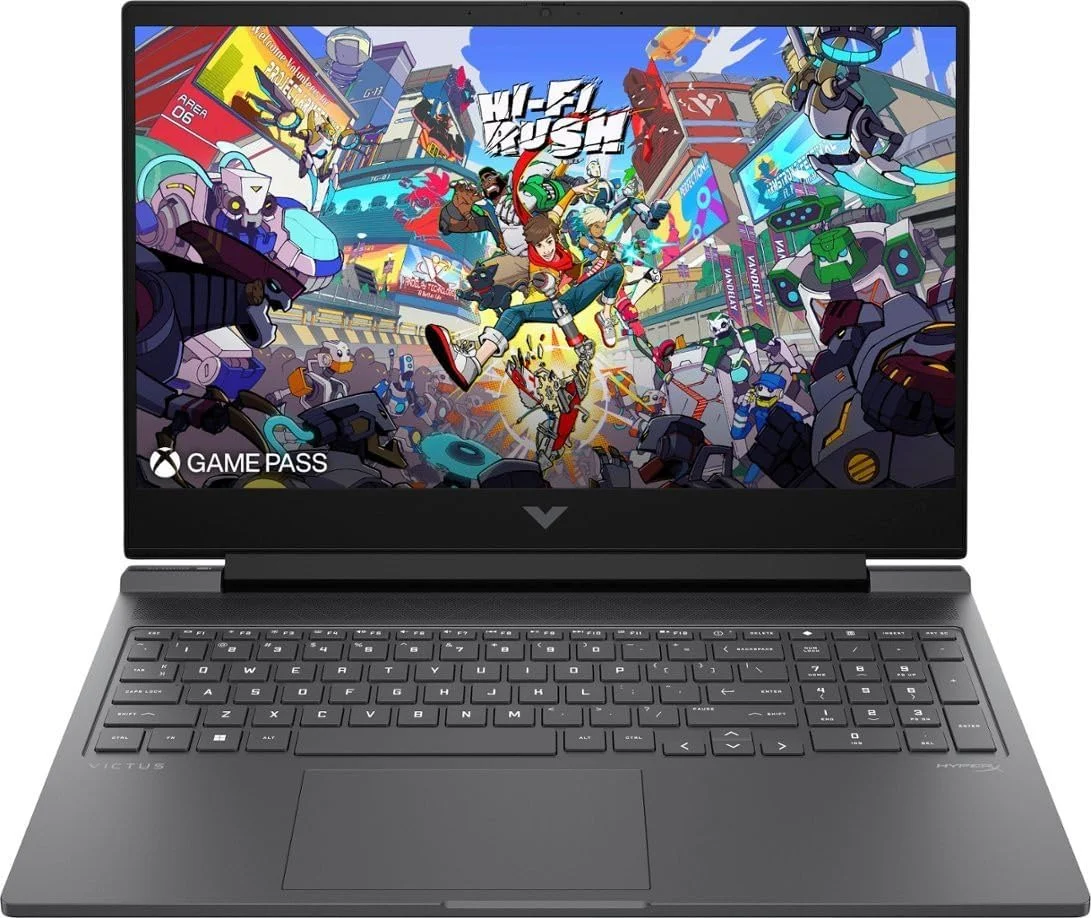 لپ تاپ گیمینگ HP Victus 16 | صفحه نمایش 16.1 اینچی FHD 144Hz | پردازنده AMD 8 هسته ای Zen 4 Ryzen 7 8845HS (بهتر از i7-12700H) | 16 گیگابایت DDR5 1 ترابایت SSD | کارت گرافیک GeForce RTX 4070 | کیبورد با نور پس زمینه USB-C دوربین حریم خصوصی FHD ویندوز 11 پرو + کابل HDMI لپ تاپ گیمینگ HP Victus 16 | صفحه نمایش 16.1 اینچی FHD 144Hz | پردازنده AMD 8 هسته ای Zen 4 Ryzen 7 8845HS (بهتر از i7-12700H) | 16 گیگابایت DDR5 1 ترابایت SSD | کارت گرافیک GeForce RTX 4070 | کیبورد با نور پس زمینه USB-C دوربین حریم خصوصی FHD ویندوز 11 پرو + کابل HDMI