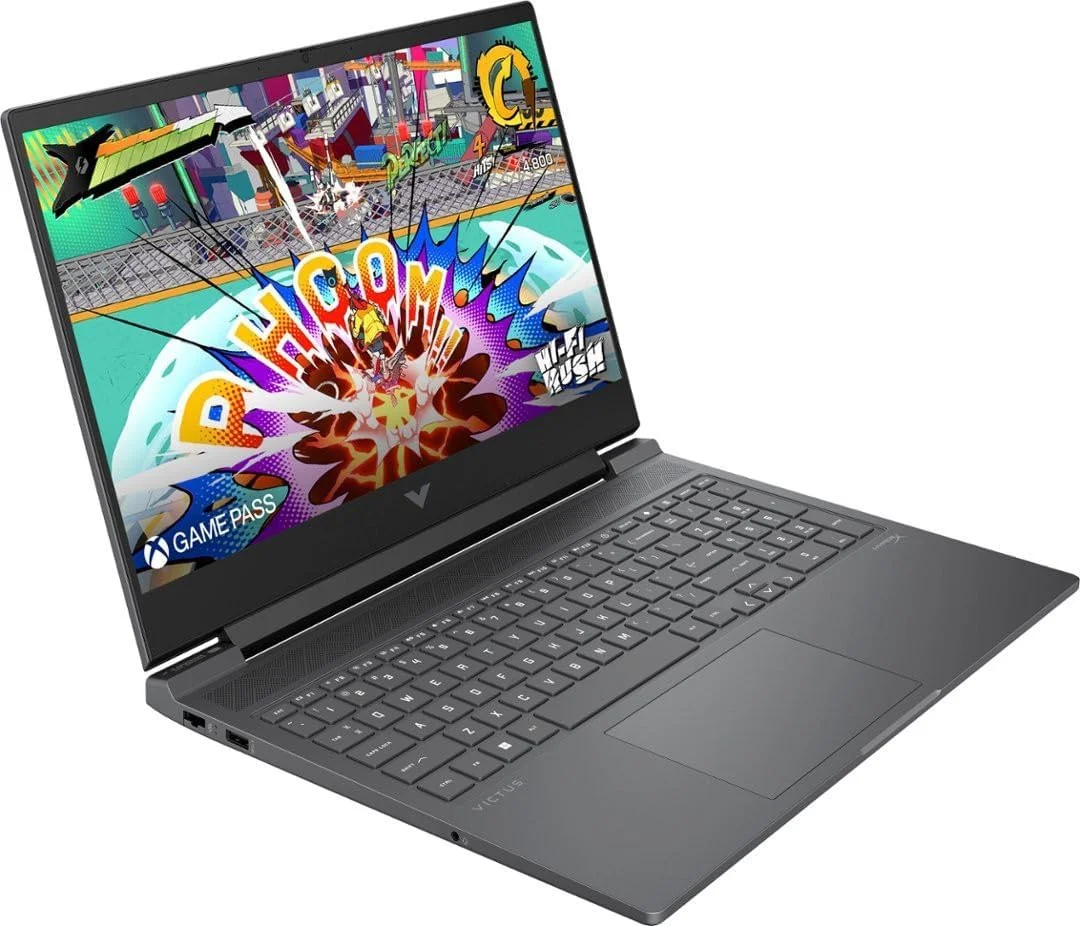 لپ تاپ گیمینگ HP Victus 16 | صفحه نمایش 16.1 اینچی FHD 144Hz | پردازنده AMD 8 هسته ای Zen 4 Ryzen 7 8845HS (بهتر از i7-12700H) | 16 گیگابایت DDR5 1 ترابایت SSD | کارت گرافیک GeForce RTX 4070 | کیبورد با نور پس زمینه USB-C دوربین حریم خصوصی FHD ویندوز 11 پرو + کابل HDMI لپ تاپ گیمینگ HP Victus 16 | صفحه نمایش 16.1 اینچی FHD 144Hz | پردازنده AMD 8 هسته ای Zen 4 Ryzen 7 8845HS (بهتر از i7-12700H) | 16 گیگابایت DDR5 1 ترابایت SSD | کارت گرافیک GeForce RTX 4070 | کیبورد با نور پس زمینه USB-C دوربین حریم خصوصی FHD ویندوز 11 پرو + کابل HDMI