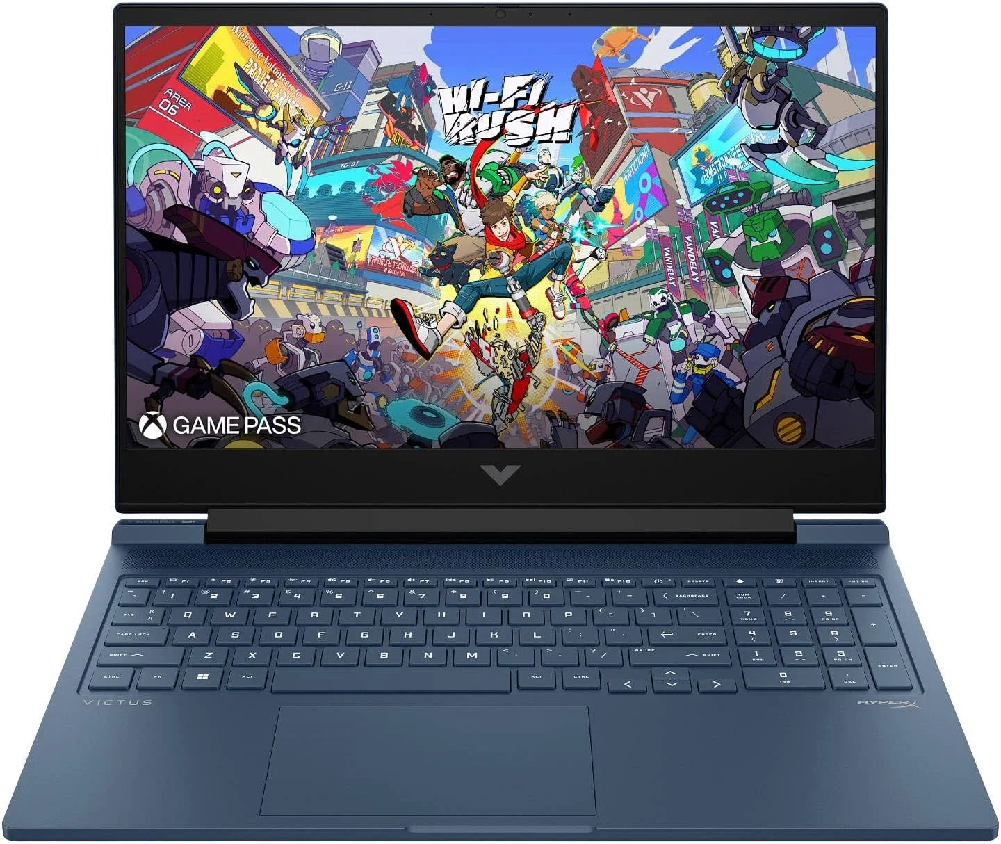 لپ تاپ گیمینگ HP Victus 16، صفحه نمایش 16.1 اینچی FHD 144Hz، پردازنده Intel Core i7-14700HX، رم 16 گیگابایتی DDR5، حافظه SSD 1 ترابایتی، کارت گرافیک NVIDIA RTX 4060 8GB، Wi-Fi 6E، کیبورد با نور پس زمینه RGB، آبی پرفورمنس