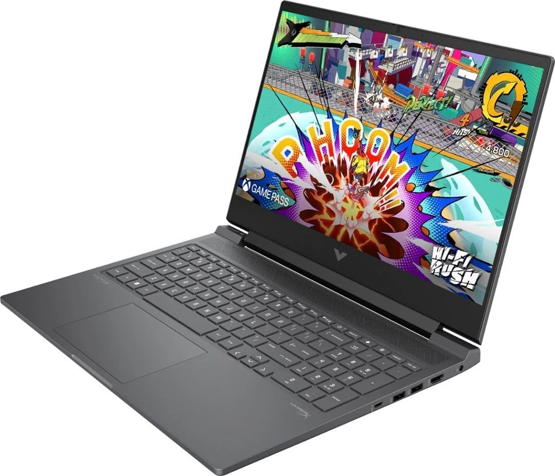 لپ تاپ گیمینگ HP Victus 16 | صفحه نمایش 16.1 اینچی FHD 144Hz | پردازنده AMD 8 هسته ای Zen 4 Ryzen 7 8845HS (بهتر از i7-12700H) | 16 گیگابایت DDR5 1 ترابایت SSD | کارت گرافیک GeForce RTX 4070 | کیبورد با نور پس زمینه USB-C دوربین حریم خصوصی FHD ویندوز 11 پرو + کابل HDMI لپ تاپ گیمینگ HP Victus 16 | صفحه نمایش 16.1 اینچی FHD 144Hz | پردازنده AMD 8 هسته ای Zen 4 Ryzen 7 8845HS (بهتر از i7-12700H) | 16 گیگابایت DDR5 1 ترابایت SSD | کارت گرافیک GeForce RTX 4070 | کیبورد با نور پس زمینه USB-C دوربین حریم خصوصی FHD ویندوز 11 پرو + کابل HDMI