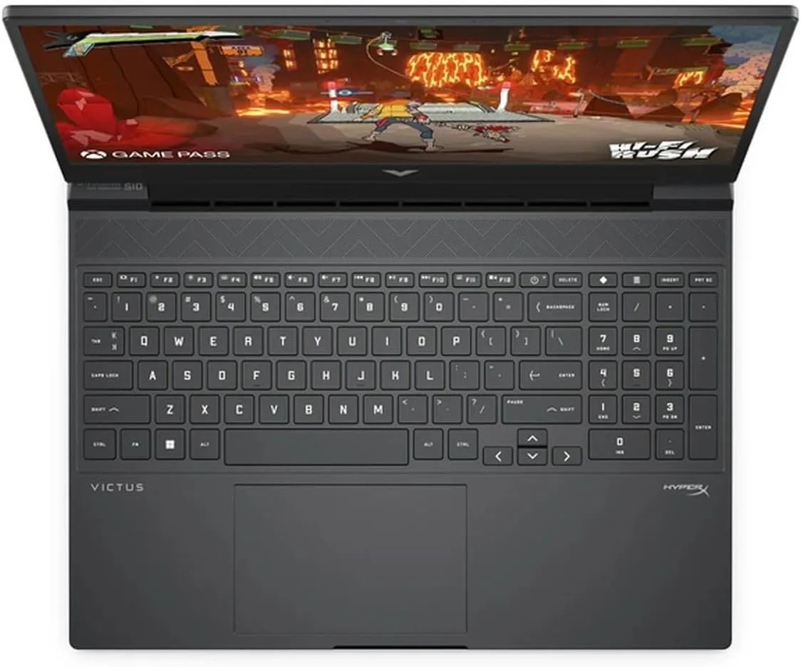 لپ تاپ گیمینگ HP Victus 15 با پردازنده 8 هسته ای Intel i5-13240H تا 4.6 گیگاهرتز، 16 گیگابایت رم، 512 گیگابایت SSD، صفحه نمایش 15.6 اینچی FHD 144 هرتز و کارت گرافیک NVIDIA GeForce RTX 3050 6GB لپ تاپ گیمینگ HP Victus 15 با پردازنده 8 هسته ای Intel i5-13240H تا 4.6 گیگاهرتز، 16 گیگابایت رم، 512 گیگابایت SSD، صفحه نمایش 15.6 اینچی FHD 144 هرتز و کارت گرافیک NVIDIA GeForce RTX 3050 6GB