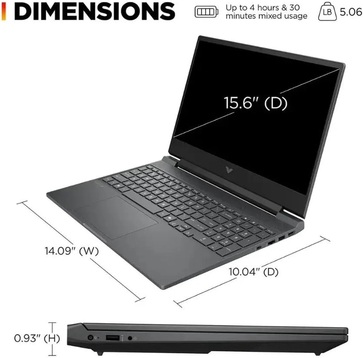 لپ تاپ گیمینگ 15.6 اینچی HP Victus با صفحه نمایش Full HD 144 هرتز | پردازنده Intel Core i5-13420H | کارت گرافیک NVIDIA GeForce RTX 3050 | Copilot | نور پس زمینه | نقره ای | 16 گیگابایت رم | 1024 گیگابایت SSD | ویندوز 11 هوم | همراه با کابل HDMI لپ تاپ گیمینگ 15.6 اینچی HP Victus با صفحه نمایش Full HD 144 هرتز | پردازنده Intel Core i5-13420H | کارت گرافیک NVIDIA GeForce RTX 3050 | Copilot | نور پس زمینه | نقره ای | 16 گیگابایت رم | 1024 گیگابایت SSD | ویندوز 11 هوم | همراه با کابل HDMI