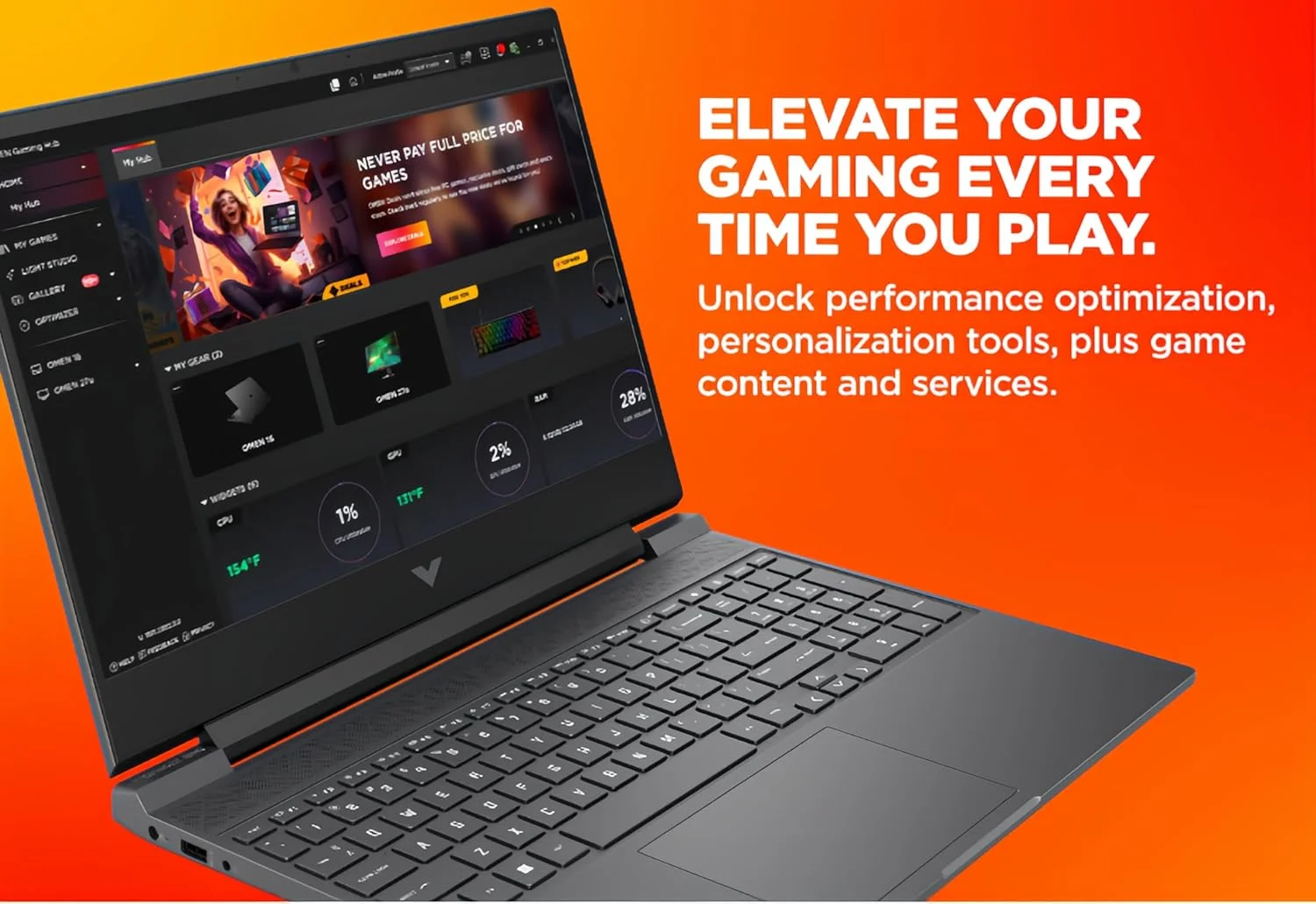 لپ تاپ گیمینگ 15.6 اینچی FHD 144 هرتز HP Victus، AMD Ryzen 5-7535HS، AMD Radeon RX 6550M (بهتر از RTX 2050)، کیبورد با نور پس زمینه، ویندوز 11 هوم، با پارچه (16 گیگابایت رم | 512 گیگابایت PCIe SSD)