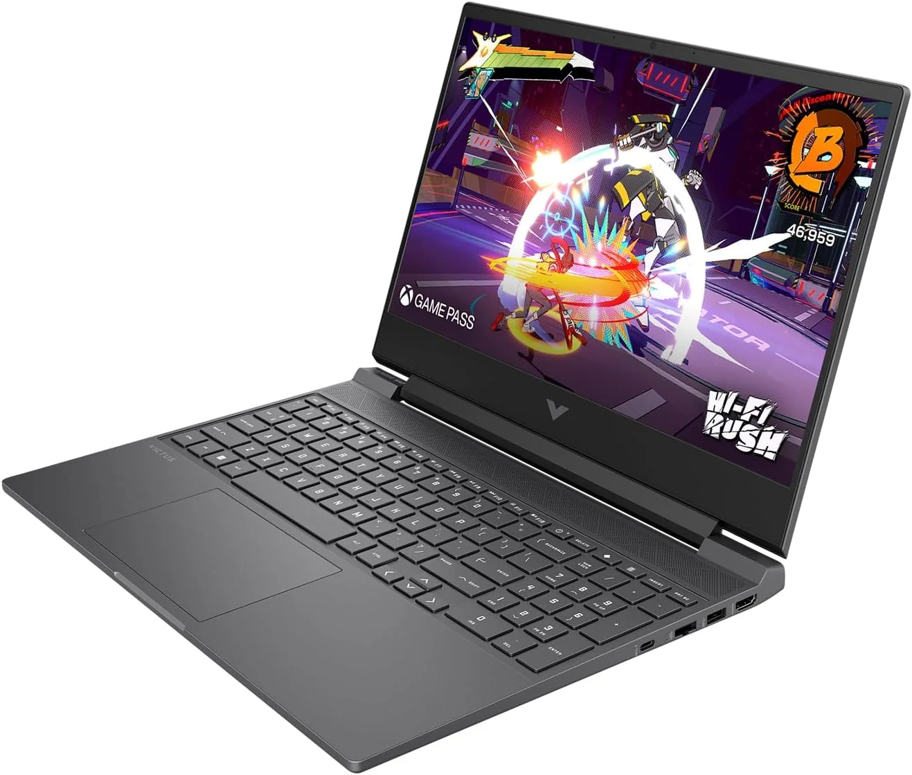 لپ تاپ گیمینگ HP Victus با نمایشگر 15.6 اینچی FHD، پردازنده نسل سیزدهم Intel Core i5-13500H، رم 32 گیگابایتی - SSD 512 گیگابایتی، کارت گرافیک RTX 3050 6GB، ویندوز 11 پرو (شامل هاب 7 در 1 First Wave + ماوس بی سیم + آنتی ویروس + پد ماوس) مدل 15-FA1043NE لپ تاپ گیمینگ HP Victus با نمایشگر 15.6 اینچی FHD، پردازنده نسل سیزدهم Intel Core i5-13500H، رم 32 گیگابایتی - SSD 512 گیگابایتی، کارت گرافیک RTX 3050 6GB، ویندوز 11 پرو (شامل هاب 7 در 1 First Wave + ماوس بی سیم + آنتی ویروس + پد ماوس) مدل 15-FA1043NE