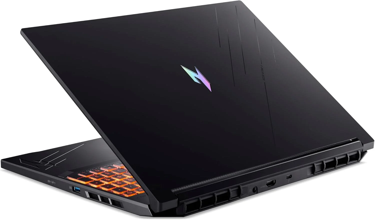 لپ تاپ گیمینگ ایسر نیترو V16 ANV16-41-R2YJ - AMD Ryzen™ 7 8845HS، رم 16 گیگابایت، SSD 512 گیگابایت، RTX 4060 8GB GDDR6، صفحه نمایش 16 اینچ WUXGA IPS 165Hz، کیبورد انگلیسی با نور پس زمینه، مشکی ابسیدین، WIN 11 Pro، NH.QRUEM.002