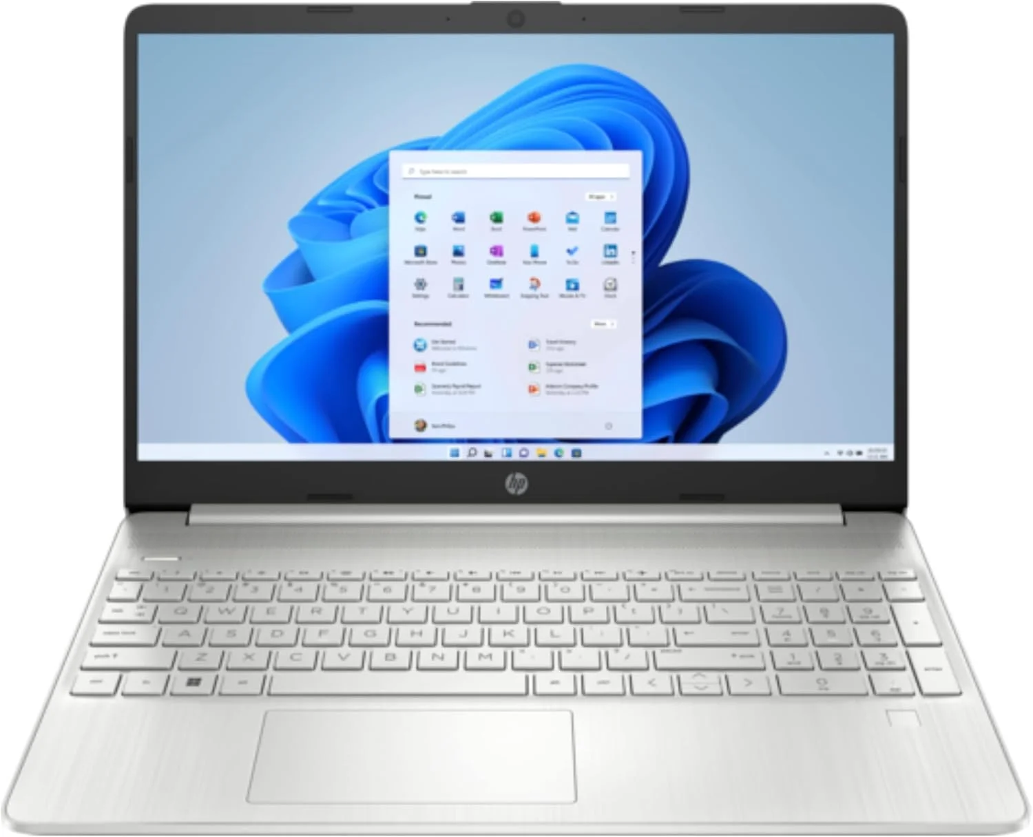 لپ تاپ HP 15 با صفحه نمایش 15.6 اینچی FHD IPS، پردازنده نسل یازدهم Intel Core i5-1135G7 | رم 16 گیگابایتی DDR4 | SSD NVMe M.2 1 ترابایتی | گرافیک Intel Iris Xe | ویندوز 11 (نقره ای)