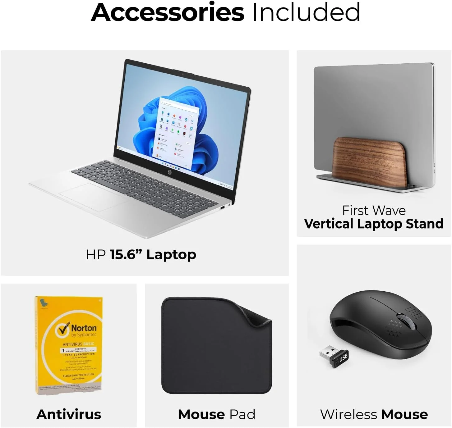 لپ تاپ تجاری HP 15.6 اینچی - نسل سیزدهم اینتل i7-1355U، گرافیک Iris X، رم 32 گیگابایتی DDR4، اس اس دی 512 گیگابایتی، ویندوز 11 پرو، وب کم HD 720p (شامل پایه لپ تاپ First Wave + ماوس + آنتی ویروس + پد ماوس) 15-FD0213TU لپ تاپ تجاری HP 15.6 اینچی - نسل سیزدهم اینتل i7-1355U، گرافیک Iris X، رم 32 گیگابایتی DDR4، اس اس دی 512 گیگابایتی، ویندوز 11 پرو، وب کم HD 720p (شامل پایه لپ تاپ First Wave + ماوس + آنتی ویروس + پد ماوس) 15-FD0213TU