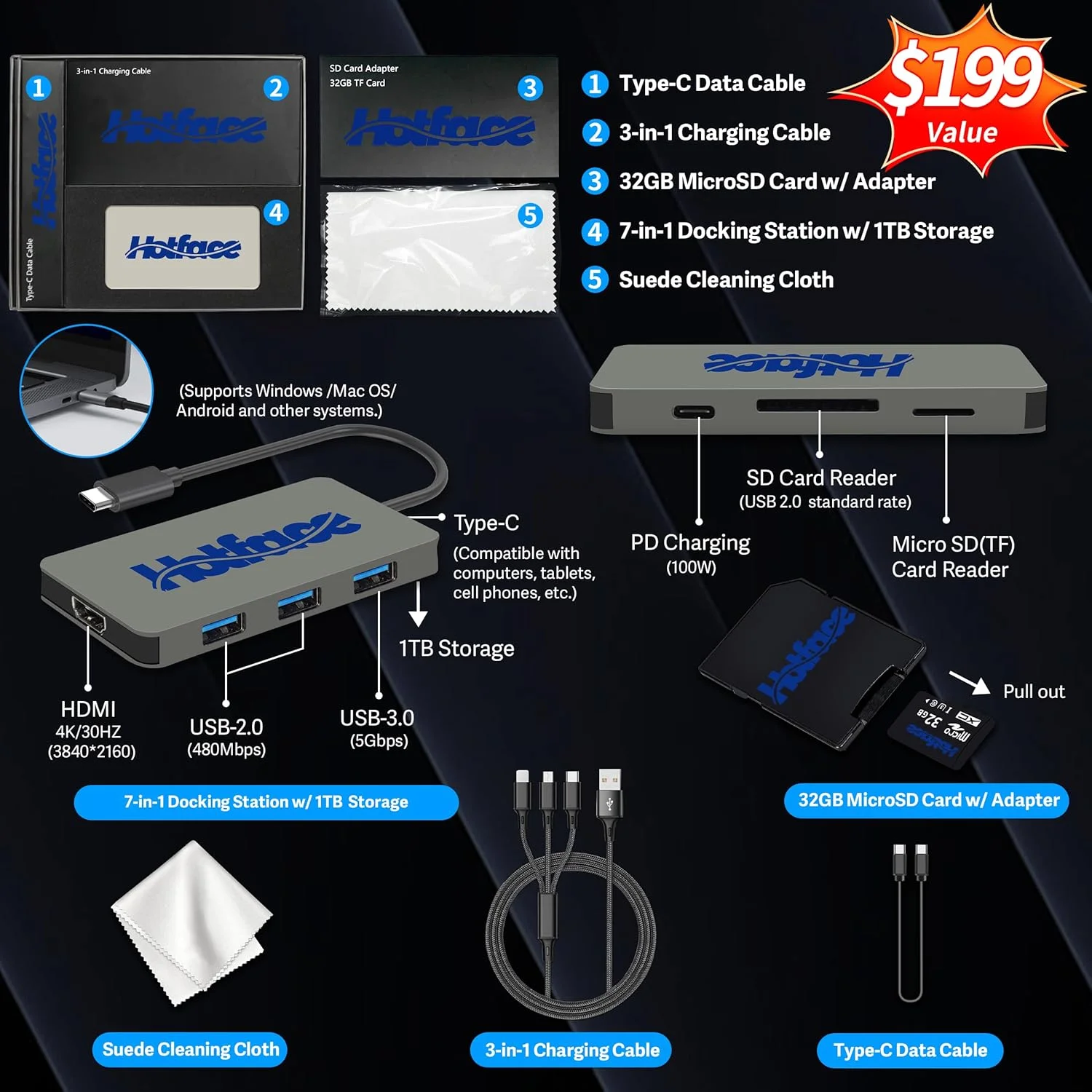 لپ تاپ اچ پی استریم 14 اینچی HD، پردازنده اینتل N150، رم 16 گیگابایتی، حافظه 1.16 ترابایتی (128 گیگابایت UFS + 1.03 ترابایت داک استیشن)، گرافیک اینتل، وب کم، وای فای 6، یک سال آفیس 365، Copilot، شارژ سریع، ویندوز 11، صورتی