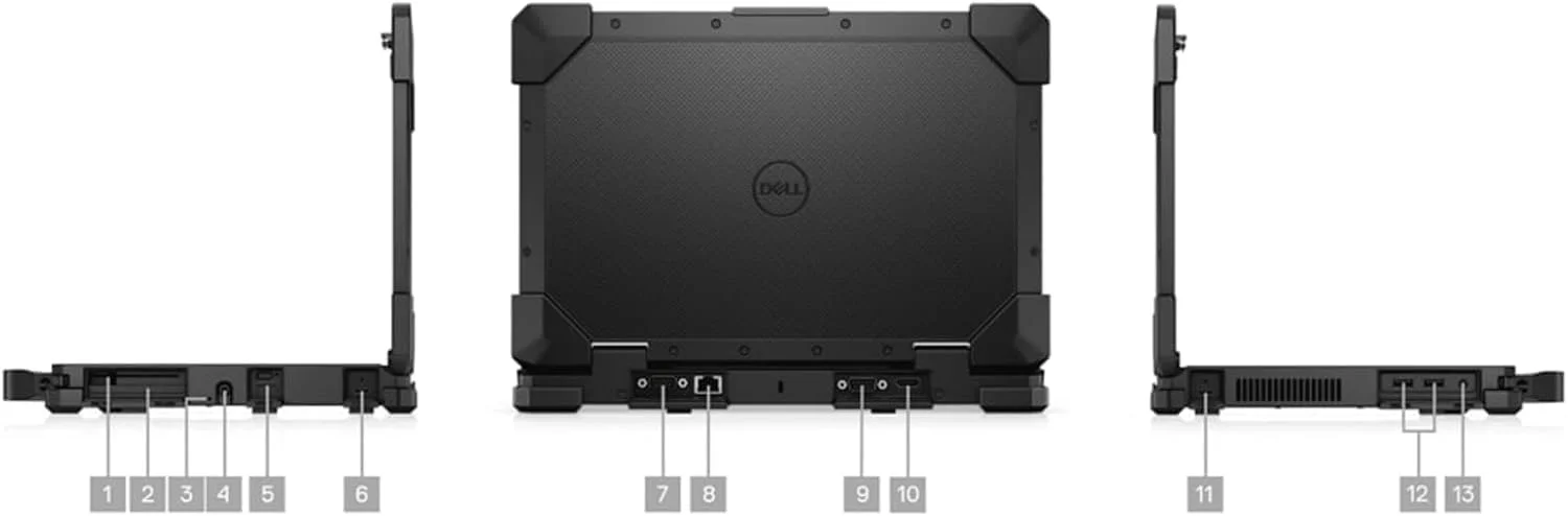 لپ تاپ Dell Latitude Rugged Extreme 7330 (2022) | صفحه نمایش 13.3 اینچی 1920x1080 FHD | پردازنده Core i7-1185G7 - هارد دیسک 1 ترابایتی SSD - رم 32 گیگابایتی | 4 هسته @ 4.4 گیگاهرتز ویندوز 11 پرو مشکی لپ تاپ Dell Latitude Rugged Extreme 7330 (2022) | صفحه نمایش 13.3 اینچی 1920x1080 FHD | پردازنده Core i7-1185G7 - هارد دیسک 1 ترابایتی SSD - رم 32 گیگابایتی | 4 هسته @ 4.4 گیگاهرتز ویندوز 11 پرو مشکی