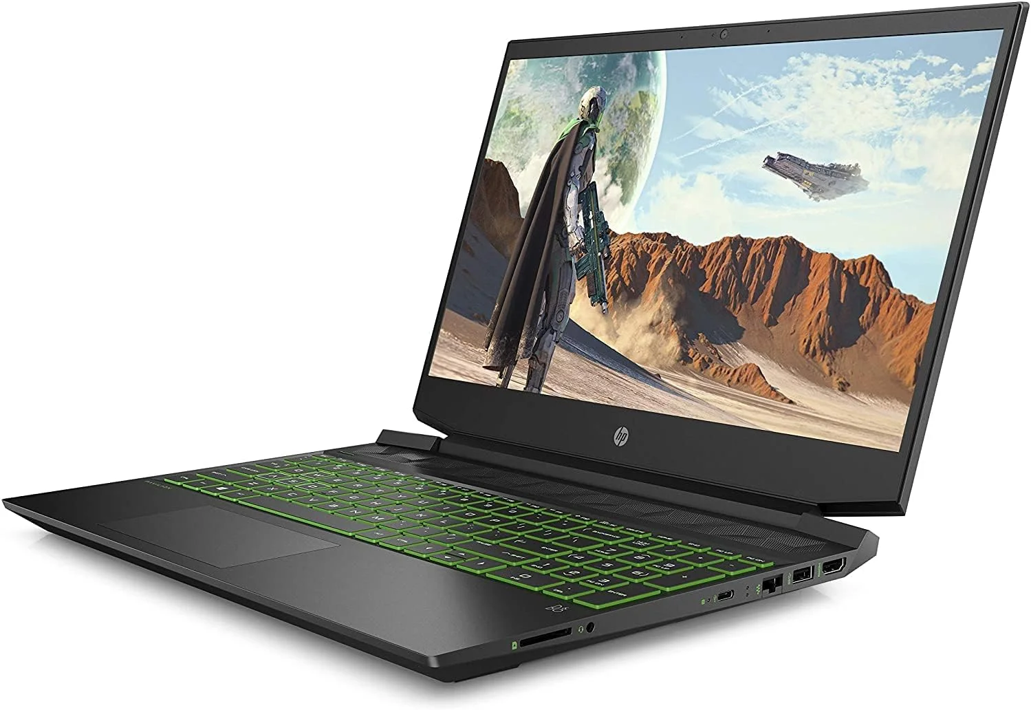 لپ تاپ گیمینگ HP Pavilion مدل 15-DK1056WM با صفحه نمایش 15.6 اینچی FHD، رم 8 گیگابایت، حافظه SSD 256 گیگابایت، پردازنده Intel Core i5-10300H، کارت گرافیک NVIDIA GeForce GTX 1650 4GB، ویندوز 10، کیبورد انگلیسی، مشکی (1 سال گارانتی) لپ تاپ گیمینگ HP Pavilion مدل 15-DK1056WM با صفحه نمایش 15.6 اینچی FHD، رم 8 گیگابایت، حافظه SSD 256 گیگابایت، پردازنده Intel Core i5-10300H، کارت گرافیک NVIDIA GeForce GTX 1650 4GB، ویندوز 10، کیبورد انگلیسی، مشکی (1 سال گارانتی)