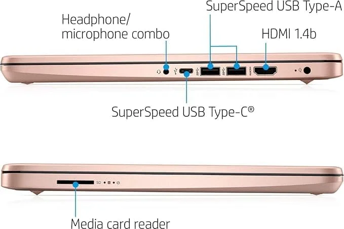 لپ تاپ HP 14s با صفحه نمایش لمسی 14 اینچی HD - پردازنده Intel Pentium Silver N5030 - گرافیک Intel UHD - کیبورد با نور پس زمینه - 8 گیگابایت رم DDR 4 - 512 گیگابایت NVMe SSD ویندوز 11 - رزگلد لپ تاپ HP 14s با صفحه نمایش لمسی 14 اینچی HD - پردازنده Intel Pentium Silver N5030 - گرافیک Intel UHD - کیبورد با نور پس زمینه - 8 گیگابایت رم DDR 4 - 512 گیگابایت NVMe SSD ویندوز 11 - رزگلد