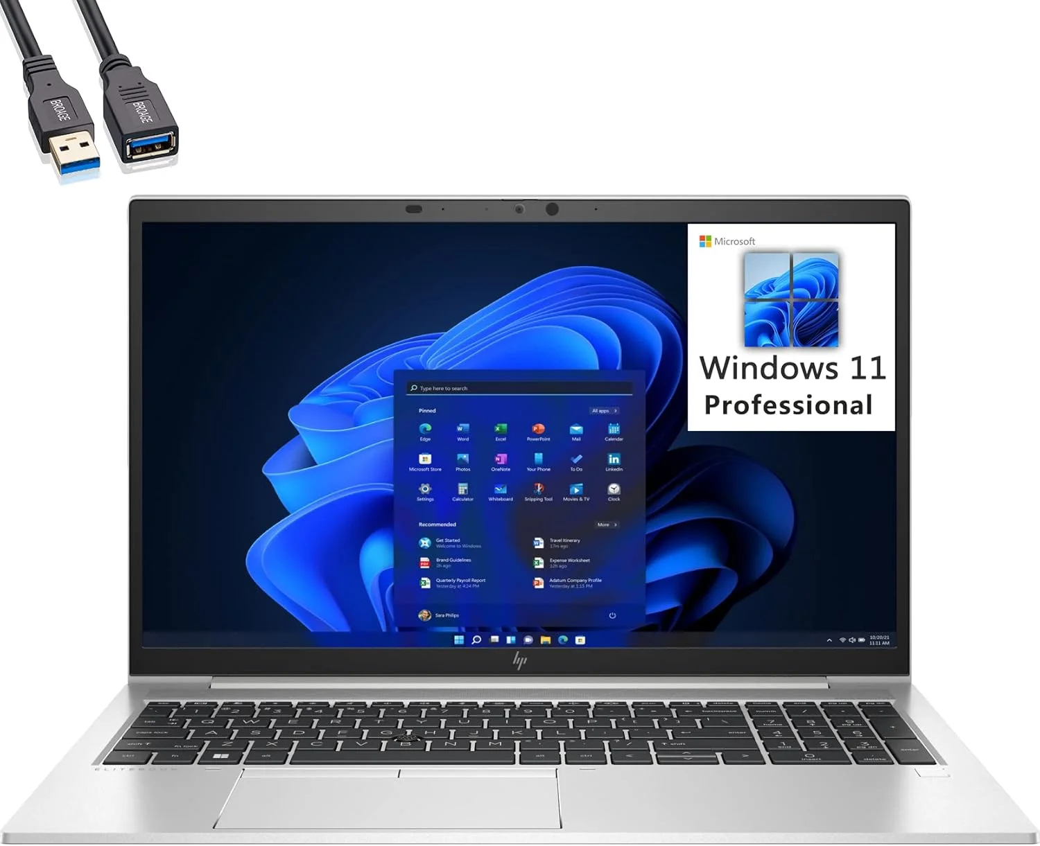 لپ تاپ تجاری HP ProBook 450 G9 با صفحه نمایش 15.6 اینچی FHD، پردازنده نسل دوازدهم Intel 10-Core i7-1255U تا 4.7 گیگاهرتز، 32 گیگابایت رم DDR4، 1 ترابایت PCIe SSD، WiFi 6، BT 5.2، ویندوز 10 پرو