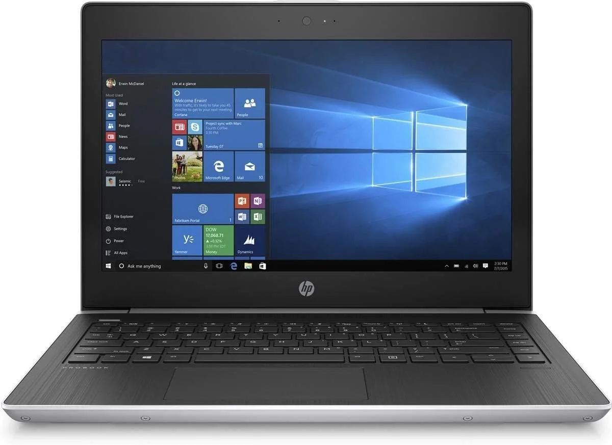 لپ تاپ تجاری HP ProBook 430 G5 | پردازنده Intel® Quad-Core™ i5-8250U، کش 6 مگابایت، تا 3.40 گیگاهرتز | 8 گیگابایت رم | 256 گیگابایت SSD | صفحه نمایش 13.3 اینچی غیر لمسی | ویندوز (بازسازی شده)