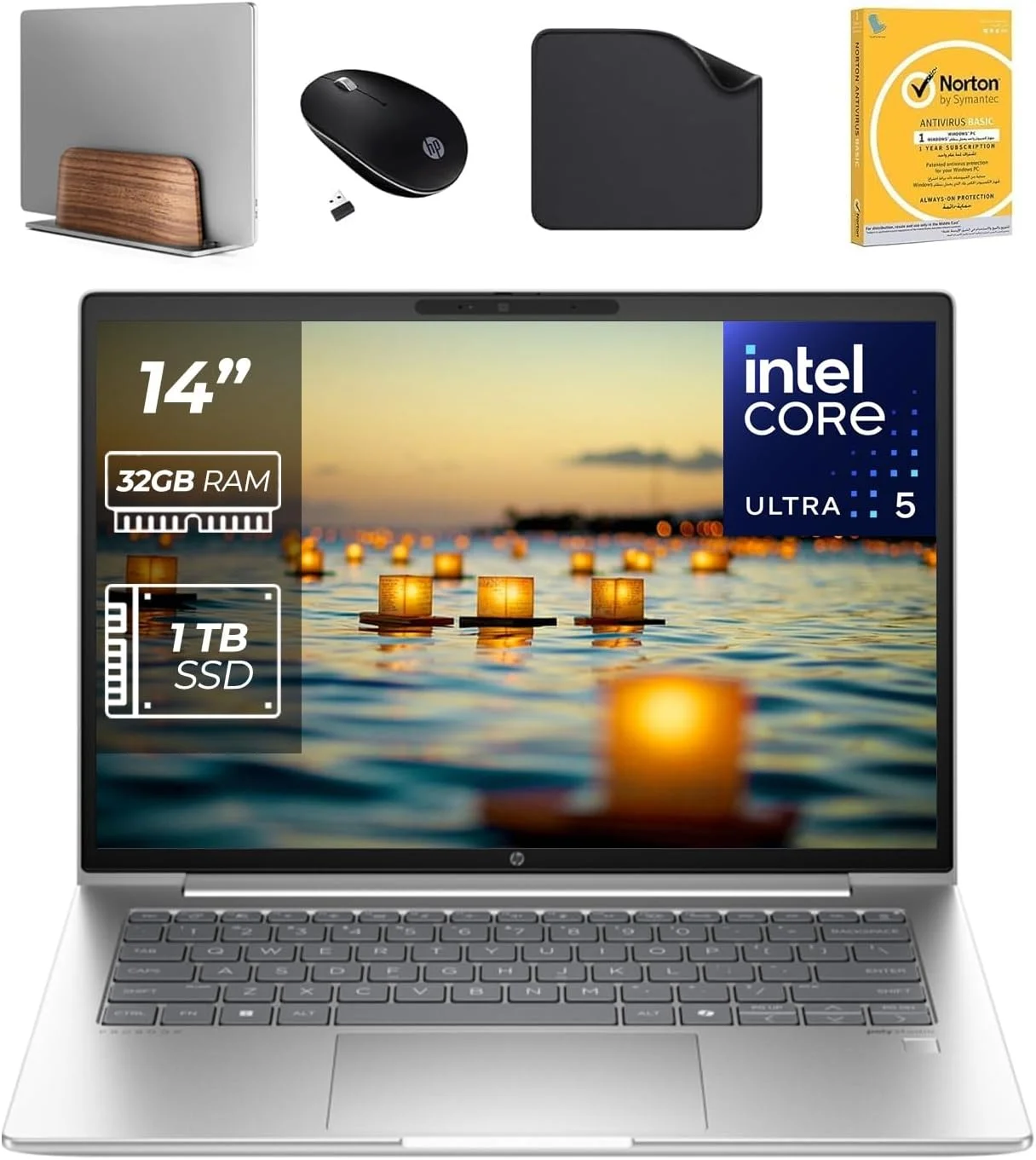لپ تاپ 14 اینچی HP ProBook 440 G11، پردازنده Intel Ultra 5-125U، رم 32 گیگابایتی DDR5، حافظه SSD 1 ترابایتی، ویندوز 11 پرو (شامل پایه لپ تاپ موج اول + ماوس بی سیم + آنتی ویروس + پد ماوس) - 9Y7Q2ET