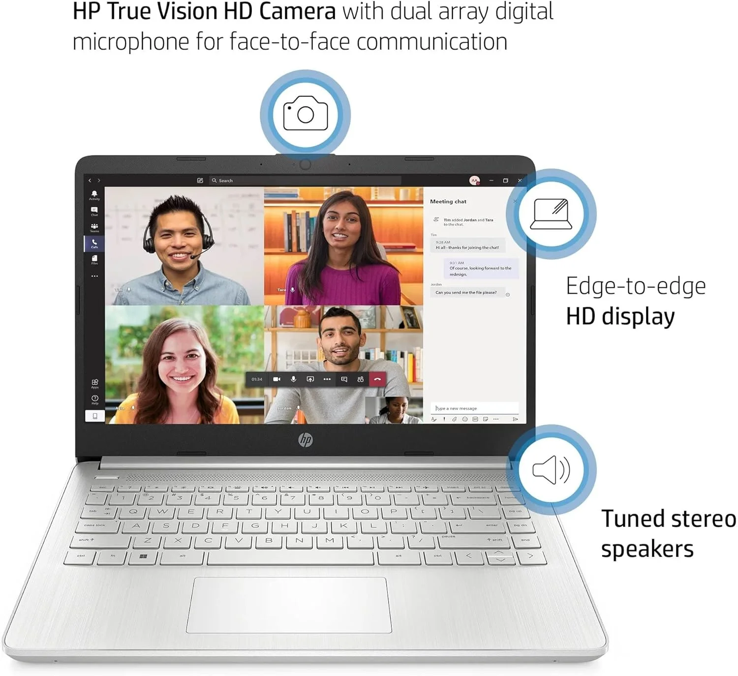 لپ تاپ لمسی HP ProBook 450 G1 | صفحه نمایش 14 اینچی 1366x768 HD | پردازنده Pentium Silver - N5030 - هارد 2 ترابایتی SSD - رم 32 گیگابایتی | 4 هسته ای با فرکانس 3.1 گیگاهرتز ویندوز 10 نسخه خانگی نقره ای (بازسازی شده)