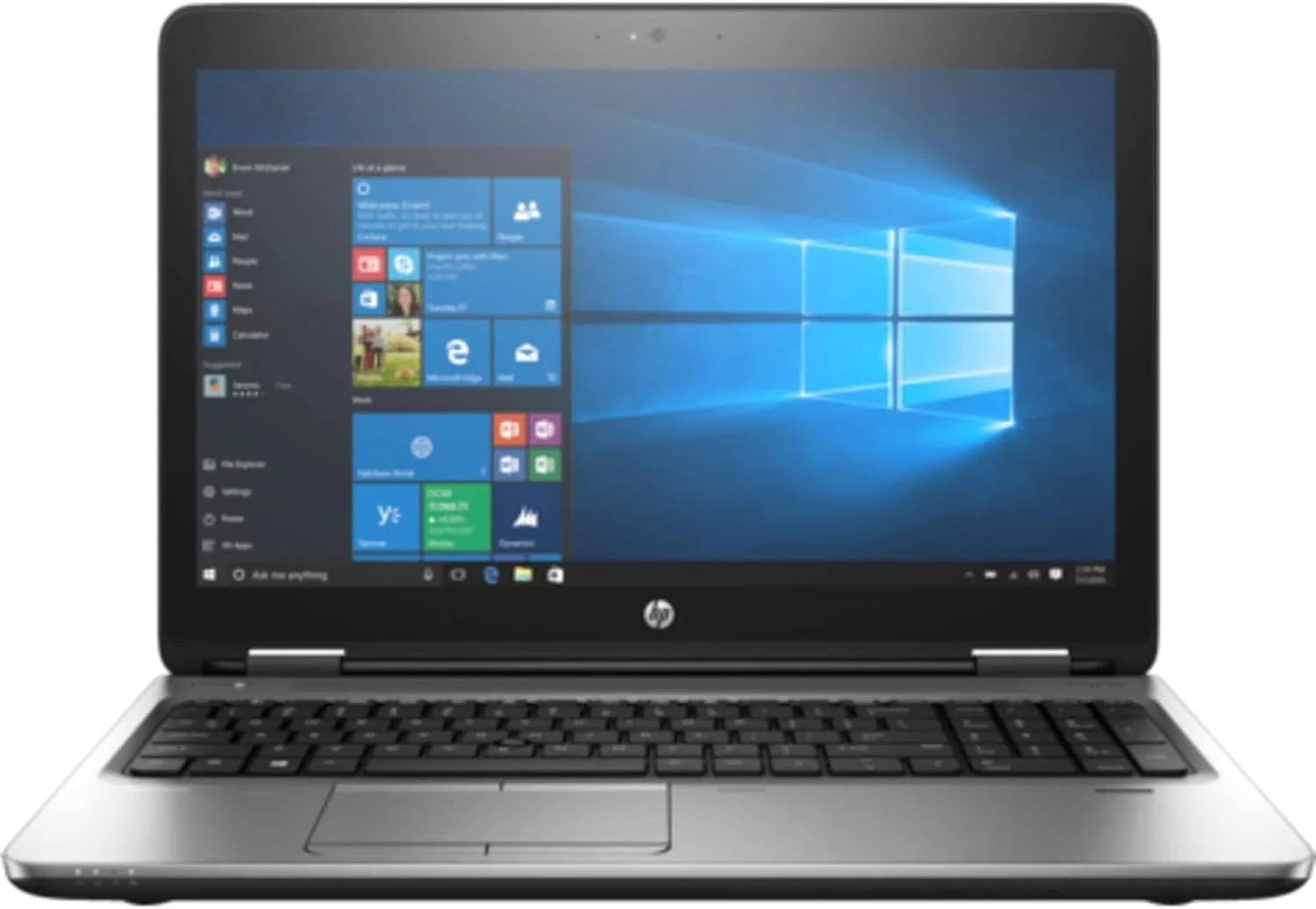 لپ تاپ HP ProBook 650 G3 | صفحه نمایش 15.6 اینچی 1920x1080 FHD | پردازنده Core i5-7200U - هارد SSD 16 گیگابایتی - رم 16 گیگابایتی | 2 هسته @ 3.1 گیگاهرتز ویندوز 10 پرو مشکی (بازسازی شده)