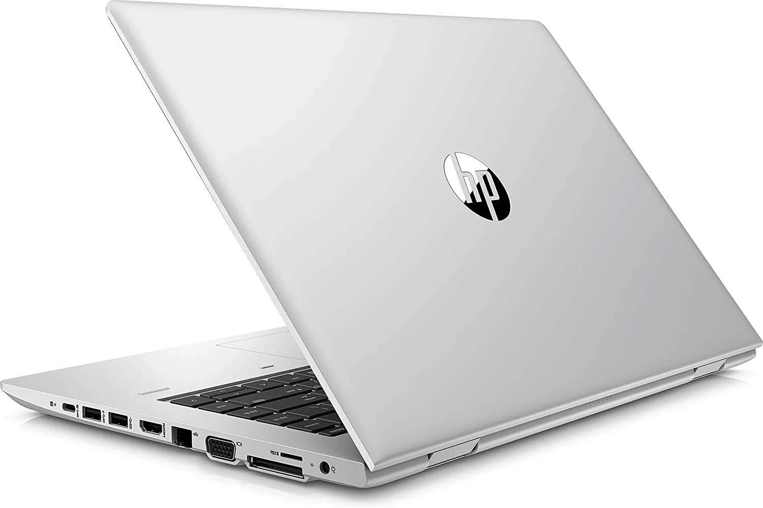 لپ تاپ HP Probook 640 G5 14 اینچی FHD، پردازنده نسل هشتم Intel Core i5-8265U 1.60 گیگاهرتز، 16 گیگابایت رم DDR4، 256 گیگابایت SSD، کیبورد با نور پس زمینه، HDMI، Type-C، ویندوز 10 پرو (بازسازی شده)