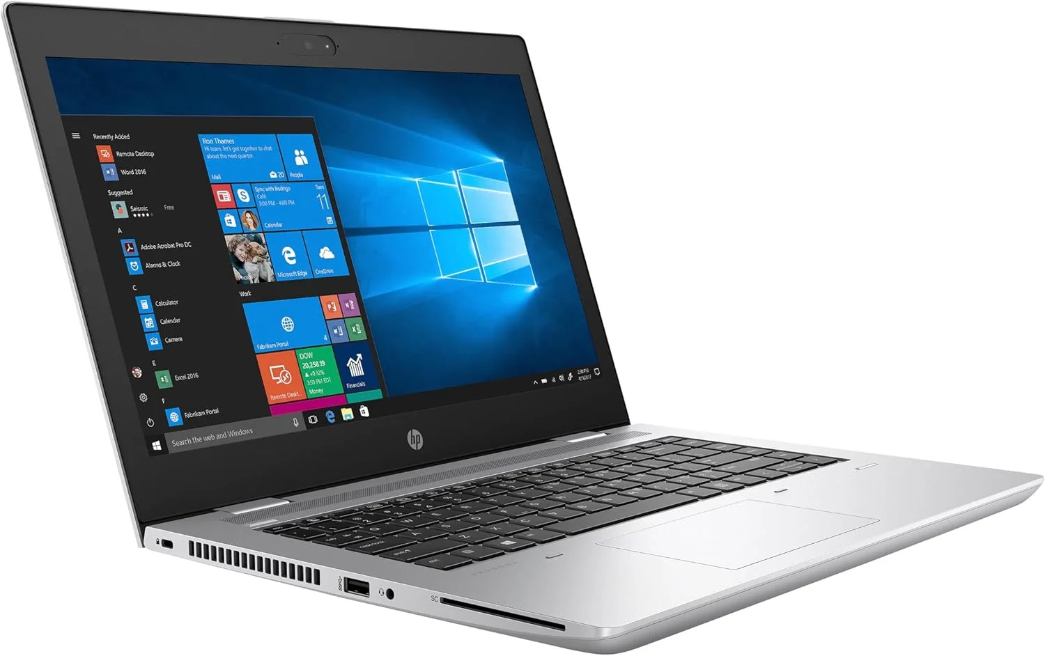 لپ تاپ تجاری بازسازی شده HP ProBook 645 G4 | AMD Ryzen 5 PRO 2500U + گرافیک Radeon Vega | رم 8 گیگابایتی | SSD 256 گیگابایتی | صفحه نمایش 14.1 اینچی FHD غیر لمسی | ویندوز | (بازسازی شده)