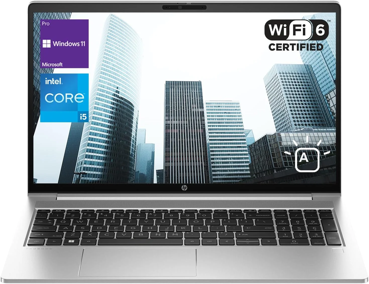 لپ تاپ تجاری HP 2023 ProBook 450 G10 با صفحه نمایش 15.6 اینچی FHD، پردازنده نسل سیزدهم Intel i5-1335U، رم 32 گیگابایتی، حافظه SSD PCIe 2 ترابایتی، وب کم، کیبورد با نور پس زمینه، HDMI، Type-C، Wi-Fi 6، Windows 11 Pro (ارتقا یافته)