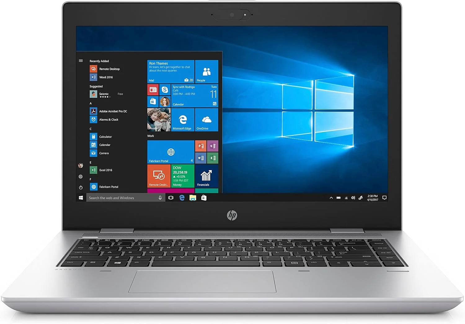 لپ تاپ تجاری HP ProBook 640 G4 بازسازی شده | پردازنده Intel Core i5 نسل هفتم | 8 گیگابایت رم | 256 گیگابایت SSD | صفحه نمایش 14.1 اینچی FHD غیر لمسی | ویندوز 10 پرو | (بازسازی شده)