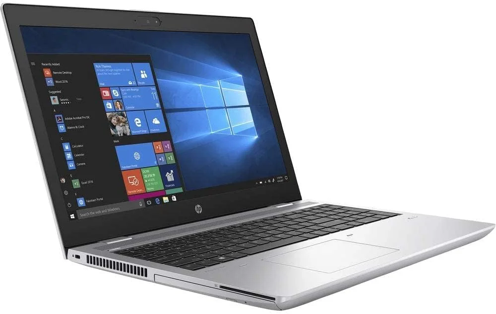 لپ تاپ تجاری HP ProBook 650 G4 (بازسازی شده)، صفحه نمایش 15.6 اینچی HD (1366x768)، پردازنده Intel Core i5-8350U 1.7GHz، رم 16 گیگابایتی DDR4، حافظه SSD 512 گیگابایتی، حسگر اثر انگشت، FHD، Type-C، HDMI، VGA، ویندوز 11 (ارتقا یافته)