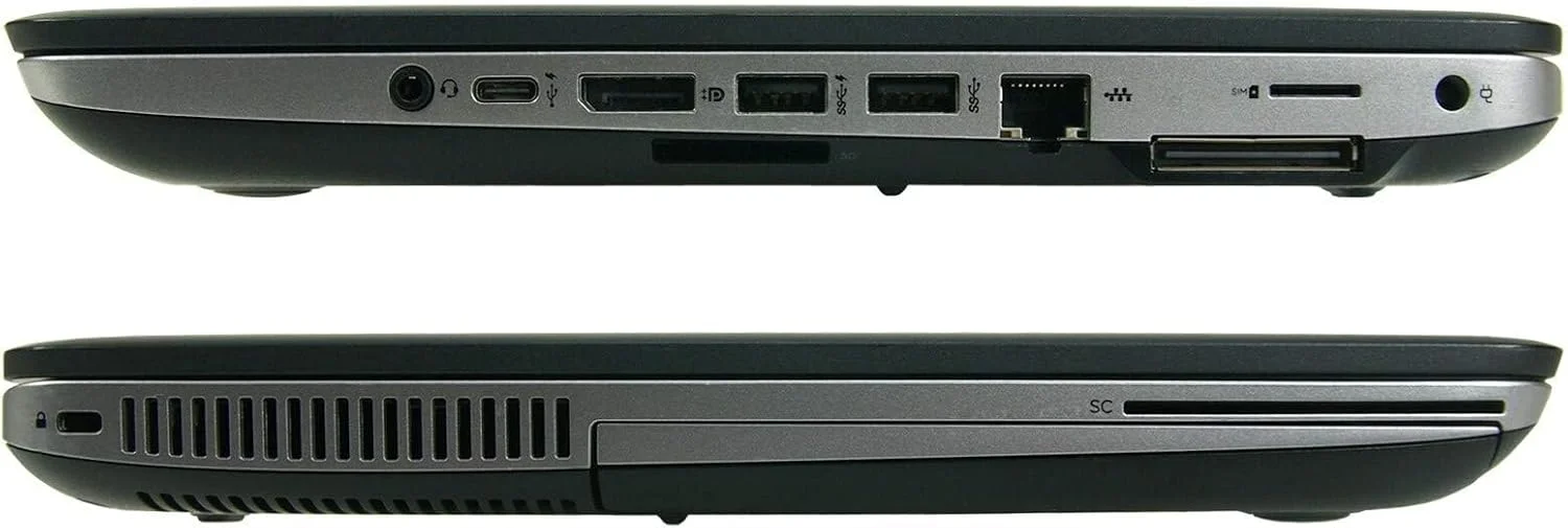 لپ تاپ HP ProBook 640 G2 (بازسازی شده) با پردازنده Intel Core i5-6300U، صفحه نمایش 14 اینچی، 8 گیگابایت رم، 256 گیگابایت SSD و ویندوز 10 Home نصب و فعال شده