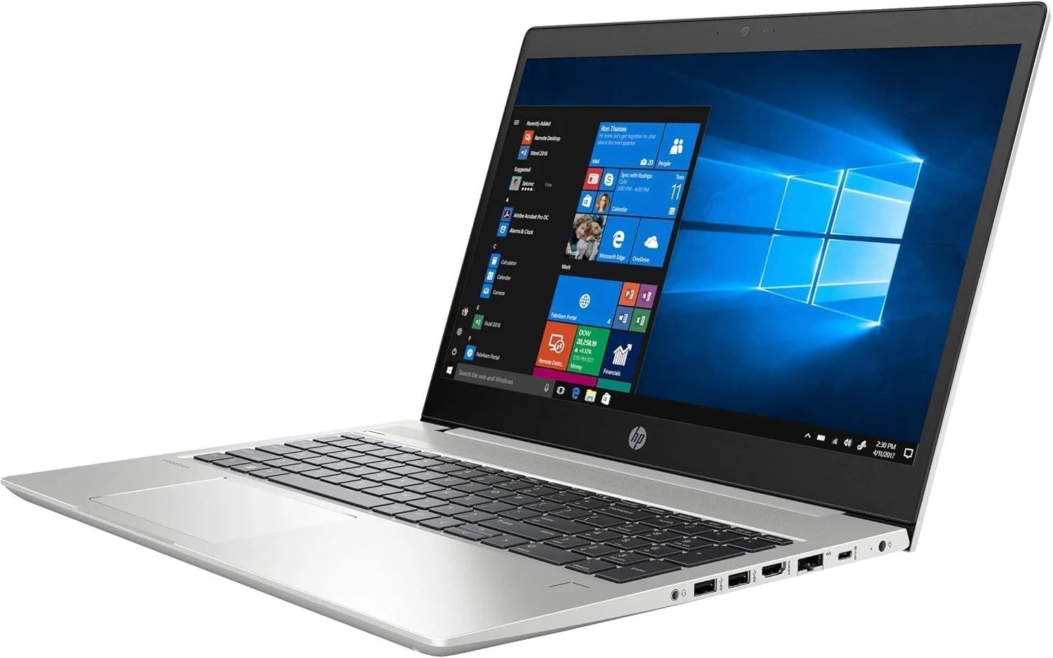 لپ تاپ حرفه ای HP Probook 450 G6 (بازسازی شده) با صفحه نمایش 15.6 اینچی Full HD 1080P، پردازنده Intel Core I5-8265U، رم 16 گیگابایتی، حافظه SSD 512 گیگابایتی، کیبورد با نور پس زمینه، ویندوز 10 پرو