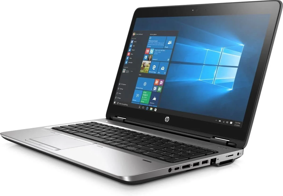 لپ تاپ تجاری HP ProBook 650 G3 (بازسازی شده) | پردازنده Intel Core i7 نسل هفتم | 16 گیگابایت رم DDR4 | 512 گیگابایت SSD | صفحه نمایش 15.6 اینچی | ویندوز 10 پرو