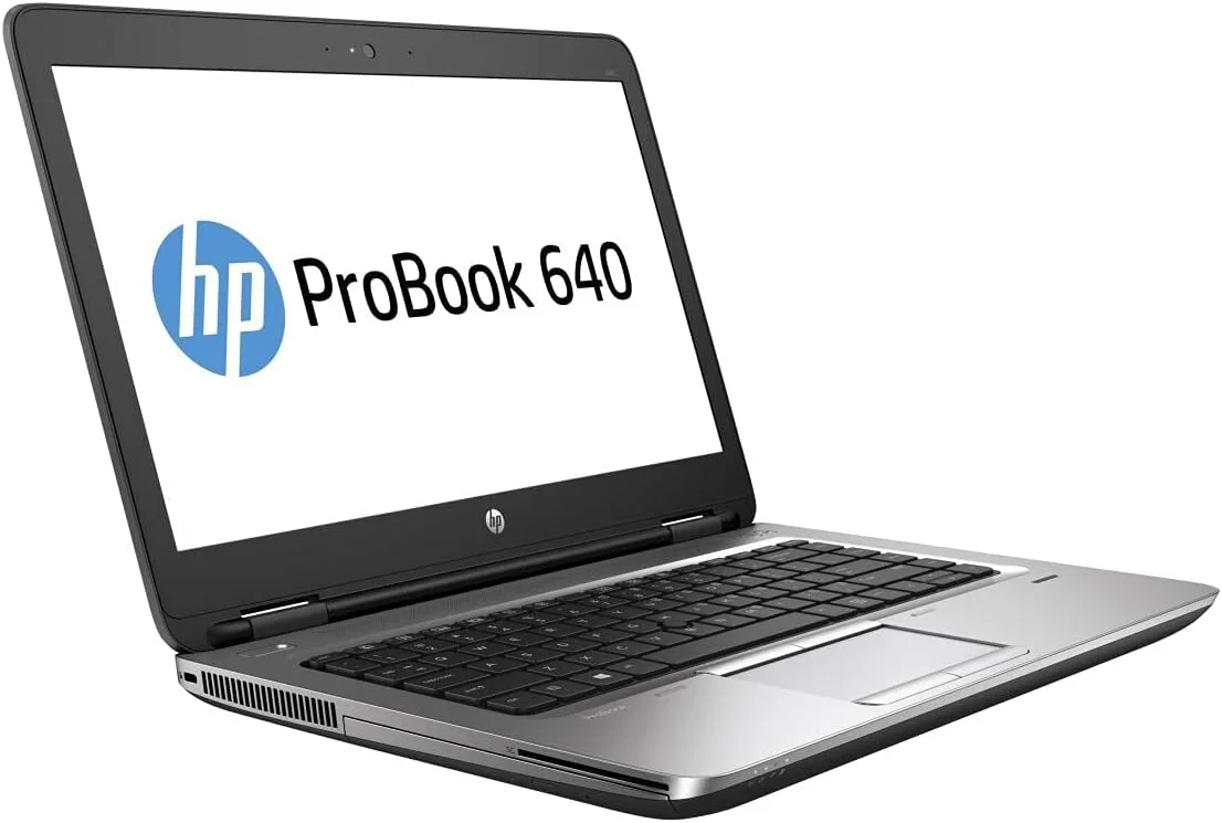 لپ تاپ تجاری HP (بازسازی شده) Intel Core i5-6300U Probook 640 G2 - رم 4 گیگابایت/هارد دیسک 500 گیگابایت SATA 2.5/صفحه نمایش 14 اینچی/ویندوز 10