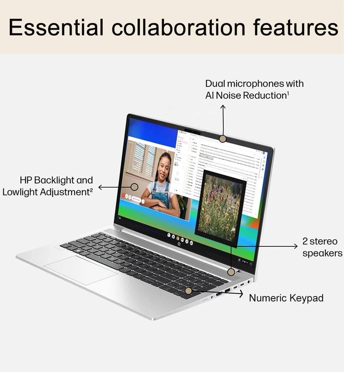 لپ تاپ تجاری HP ProBook 450 G10 (صفحه نمایش 15.6 اینچی FHD IPS ضد تابش نور، پردازنده 10 هسته ای Intel i7-1355U، رم 64 گیگابایتی، SSD 2 ترابایتی) کیبورد با نور پس زمینه، وب کم، اترنت، Wi-Fi 6E، امنیت Wolf Pro، ویندوز 11 پرو، نقره ای لپ تاپ تجاری HP ProBook 450 G10 (صفحه نمایش 15.6 اینچی FHD IPS ضد تابش نور، پردازنده 10 هسته ای Intel i7-1355U، رم 64 گیگابایتی، SSD 2 ترابایتی) کیبورد با نور پس زمینه، وب کم، اترنت، Wi-Fi 6E، امنیت Wolf Pro، ویندوز 11 پرو، نقره ای