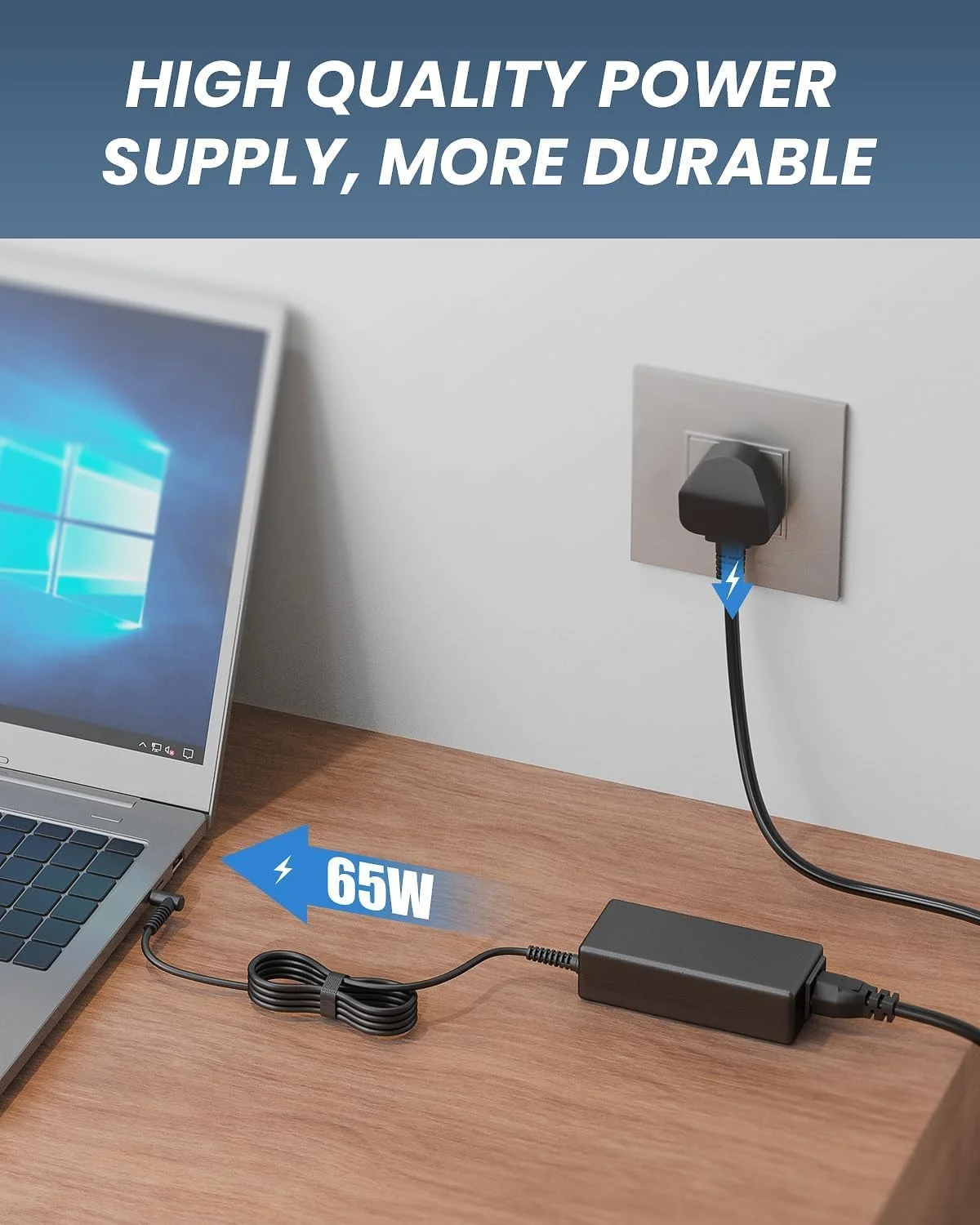 شارژر لپ تاپ 65 واتی VINSOC سازگار با HP EliteBook، Pavilion، Chromebook، ProBook، Envy، Spectre، Stream، 250 G6، 255 G7، 741727-001 710412-001 و موارد دیگر (4.5 X 3mm) شارژر لپ تاپ 65 واتی VINSOC سازگار با HP EliteBook، Pavilion، Chromebook، ProBook، Envy، Spectre، Stream، 250 G6، 255 G7، 741727-001 710412-001 و موارد دیگر (4.5 X 3mm)