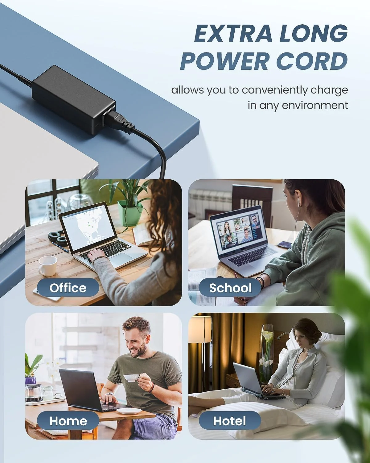 شارژر لپ تاپ 65 واتی VINSOC سازگار با HP EliteBook، Pavilion، Chromebook، ProBook، Envy، Spectre، Stream، 250 G6، 255 G7، 741727-001 710412-001 و موارد دیگر (4.5 X 3mm) شارژر لپ تاپ 65 واتی VINSOC سازگار با HP EliteBook، Pavilion، Chromebook، ProBook، Envy، Spectre، Stream، 250 G6، 255 G7، 741727-001 710412-001 و موارد دیگر (4.5 X 3mm)