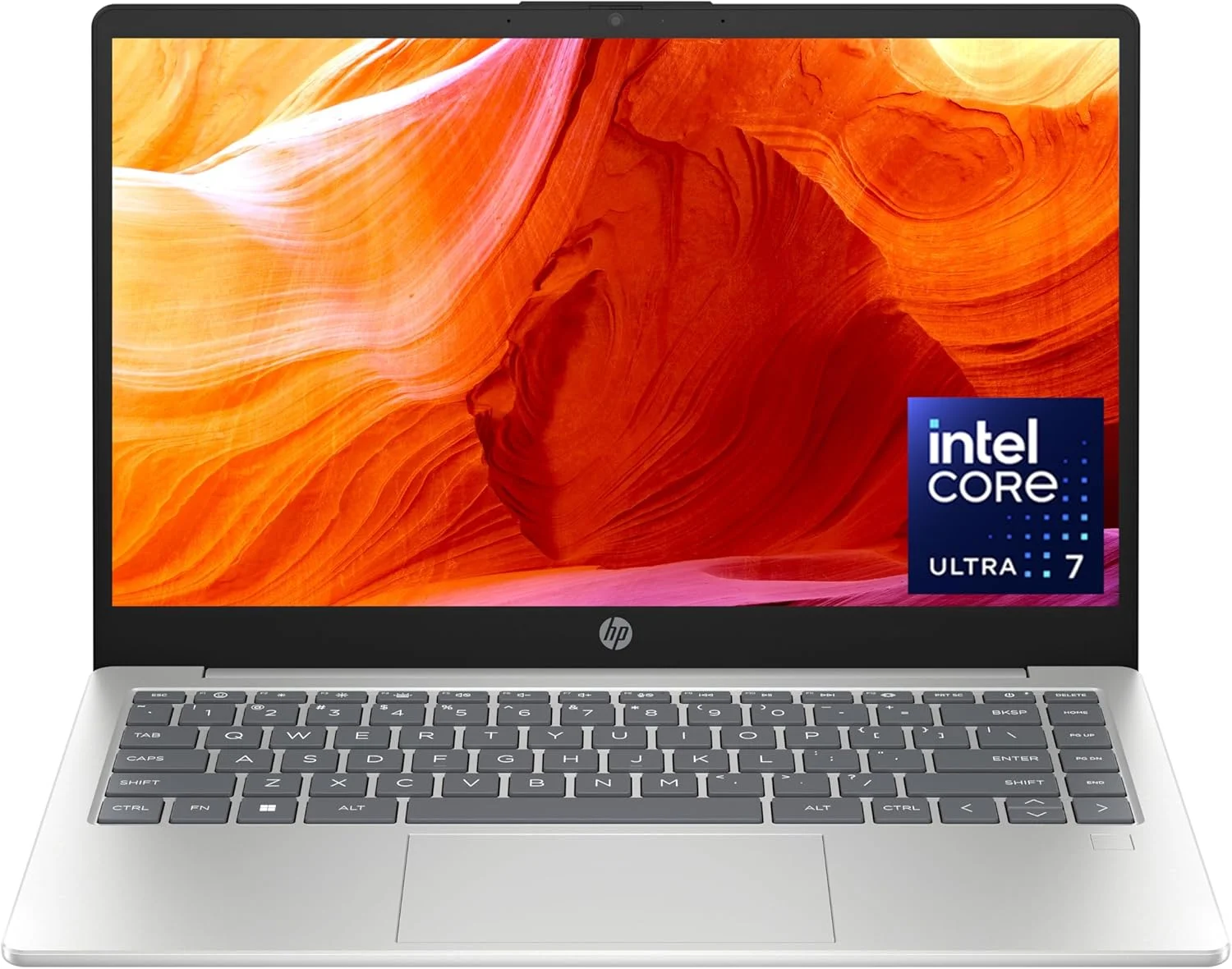 لپ تاپ HP مدل 14-ep1003ne، پردازنده Intel Core Ultra 7-155H، نمایشگر 14 اینچی FHD، رم 16 گیگابایتی DDR5، حافظه SSD 1 ترابایتی، کارت گرافیک مجتمع Intel® Arc™، کیبورد Eng/Ar، ویندوز 11، نقره ای طبیعی [B13Y4EA]