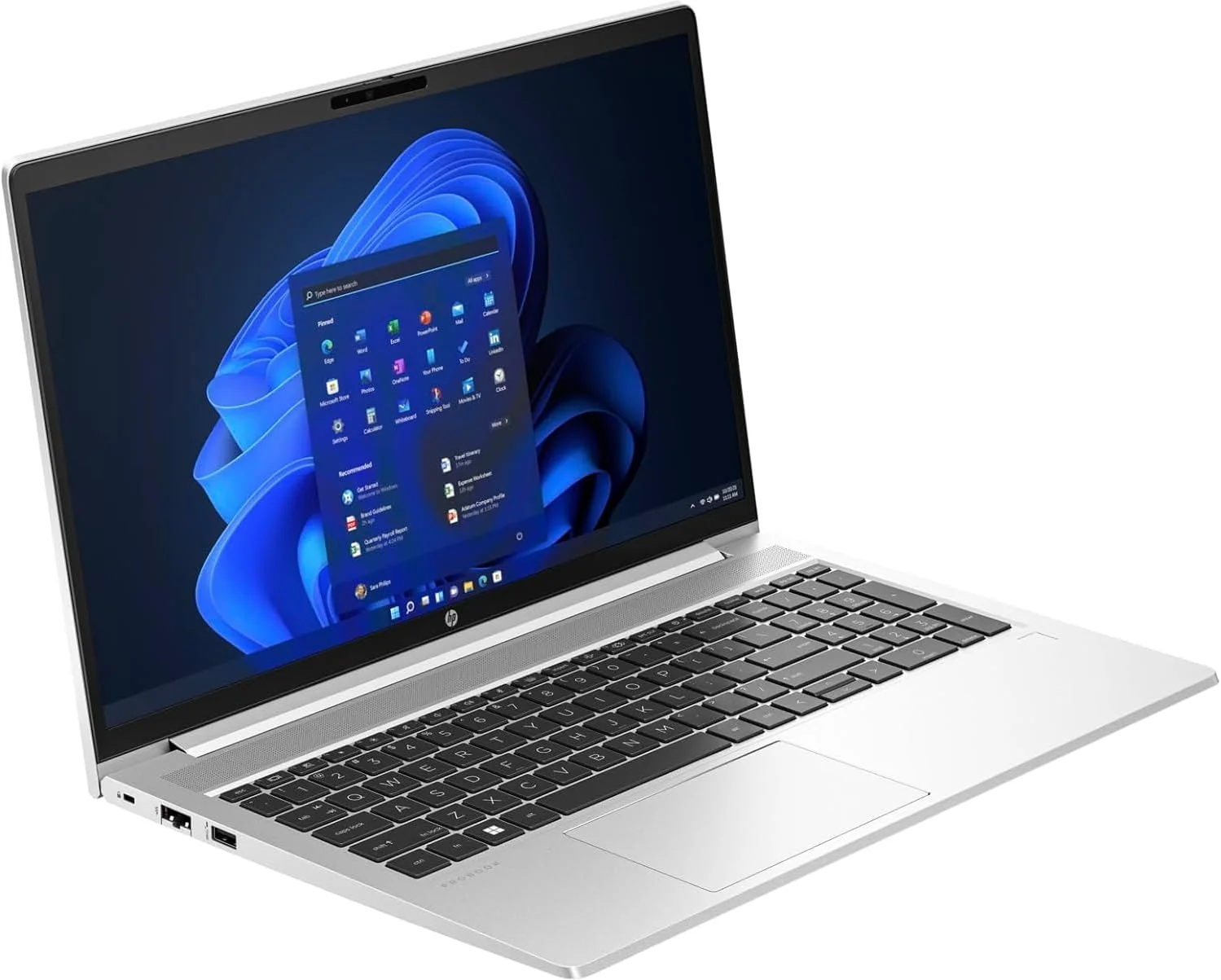 لپ تاپ HP ProBook 450 G10 با صفحه نمایش 15.6 اینچی FHD IPS - پردازنده Intel Core i7-1355U - گرافیک Intel Iris Xe - نور پس زمینه - 16 گیگابایت رم DDR4 - 512 گیگابایت NVMe SSD - ویندوز 11 - نقره ای پایک