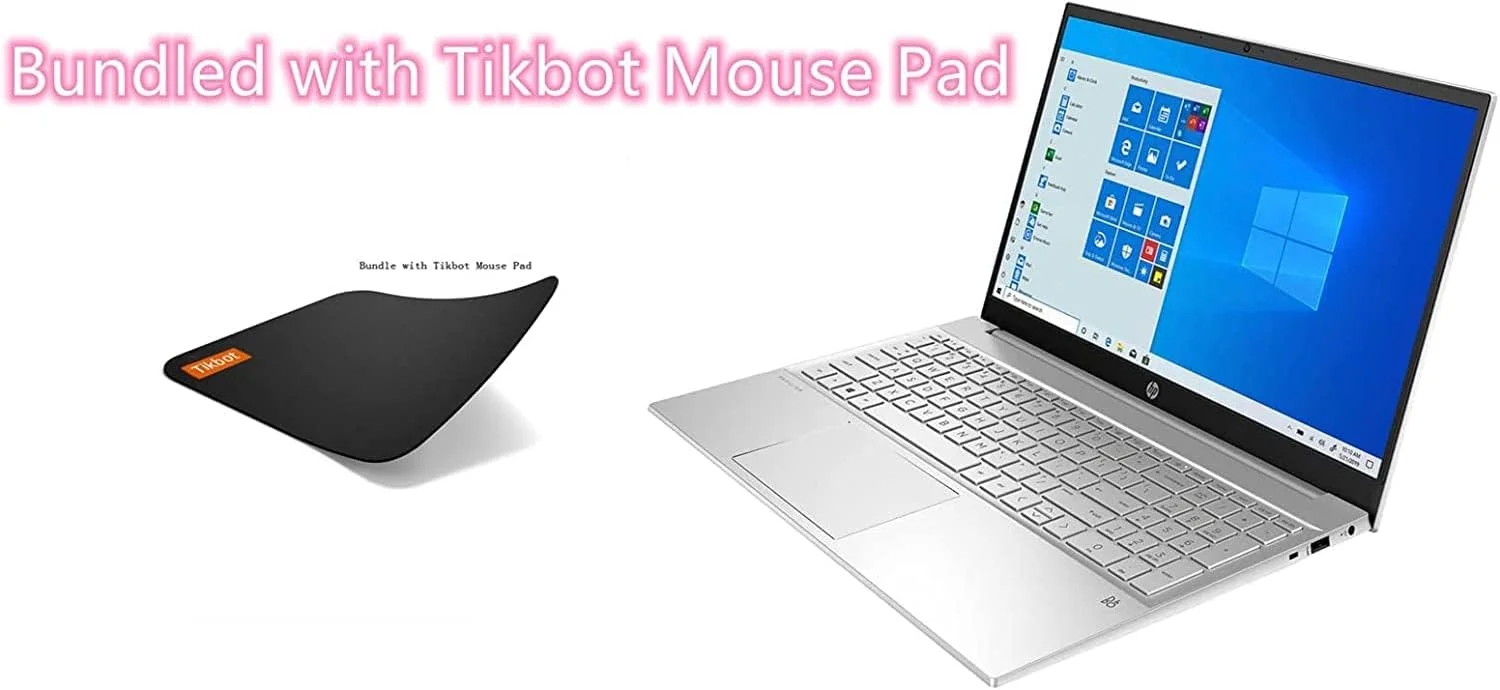 لپ تاپ HP 15 Pavilion - پردازنده Intel Core i5-1235U نسل 12 (10 هسته ای) - صفحه نمایش لمسی 15.6 اینچی FHD IPS 1080p - ویندوز 11 - رم 16 گیگابایتی - SSD PCIe 1 ترابایتی - Wi-Fi 6 - Type-C - وب کم - همراه با پد ماوس، نقره ای (ارتقا یافته) لپ تاپ HP 15 Pavilion - پردازنده Intel Core i5-1235U نسل 12 (10 هسته ای) - صفحه نمایش لمسی 15.6 اینچی FHD IPS 1080p - ویندوز 11 - رم 16 گیگابایتی - SSD PCIe 1 ترابایتی - Wi-Fi 6 - Type-C - وب کم - همراه با پد ماوس، نقره ای (ارتقا یافته)