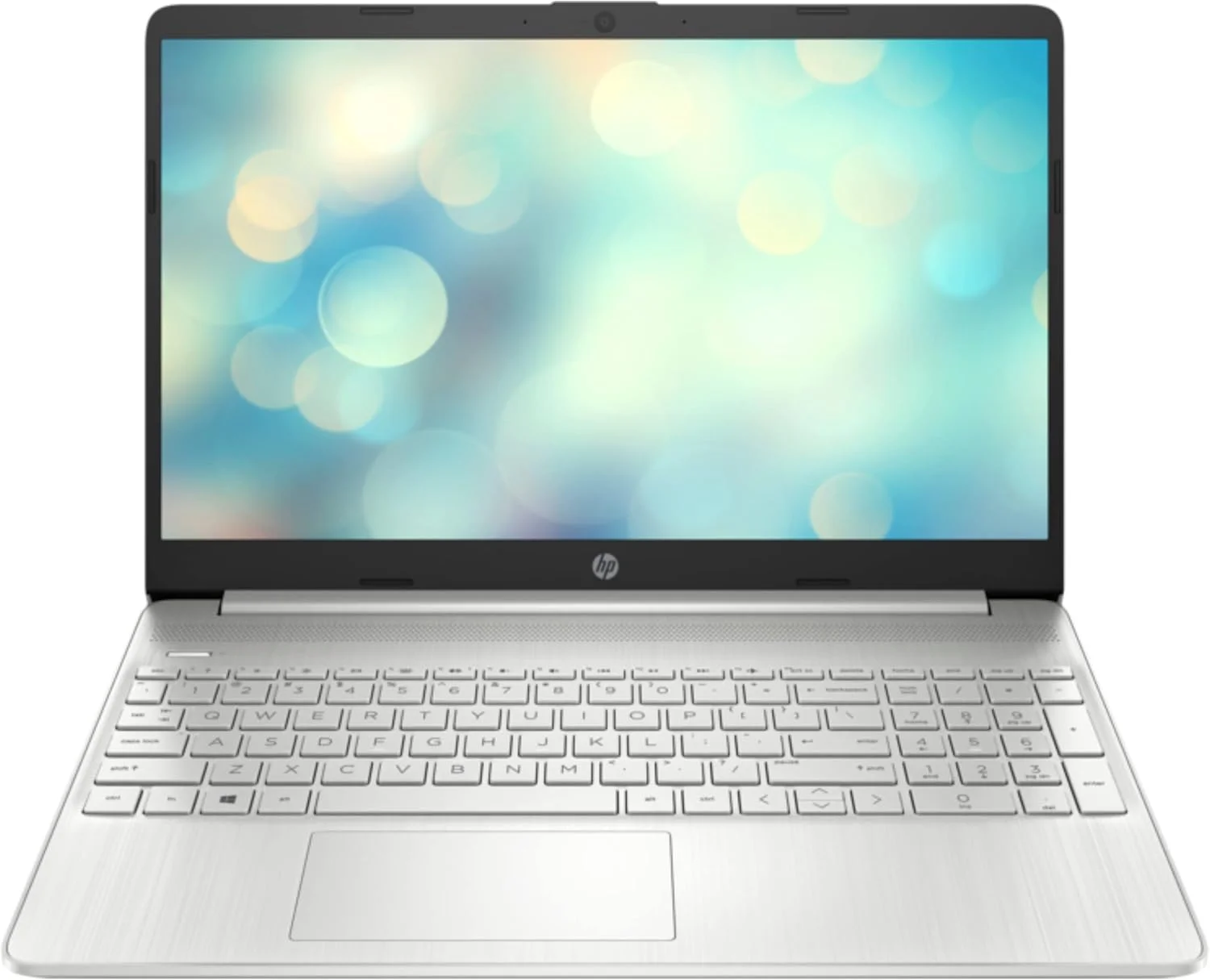 لپ تاپ جدید HP 15s نسل دوازدهم 2022 با صفحه نمایش 15.6 اینچی HD، پردازنده Intel Core i7-1255U، رم 8 گیگابایتی DDR4، حافظه SSD NVMe M.2 512 گیگابایتی، گرافیک Intel Iris Xe، ویندوز 11 (نقره ای) (ارتقا یافته)